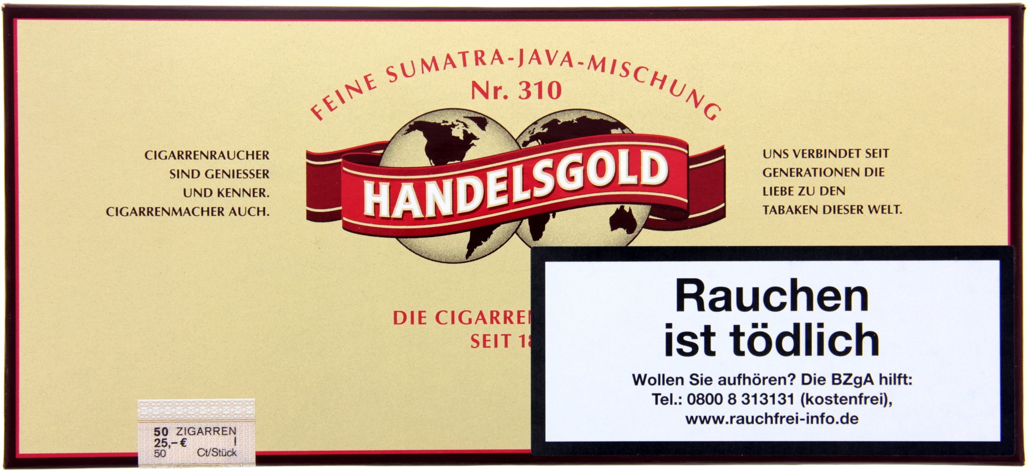 Handelsgold Cigarren Handelsgold Nr. 310 Sumatra (50er Packung)