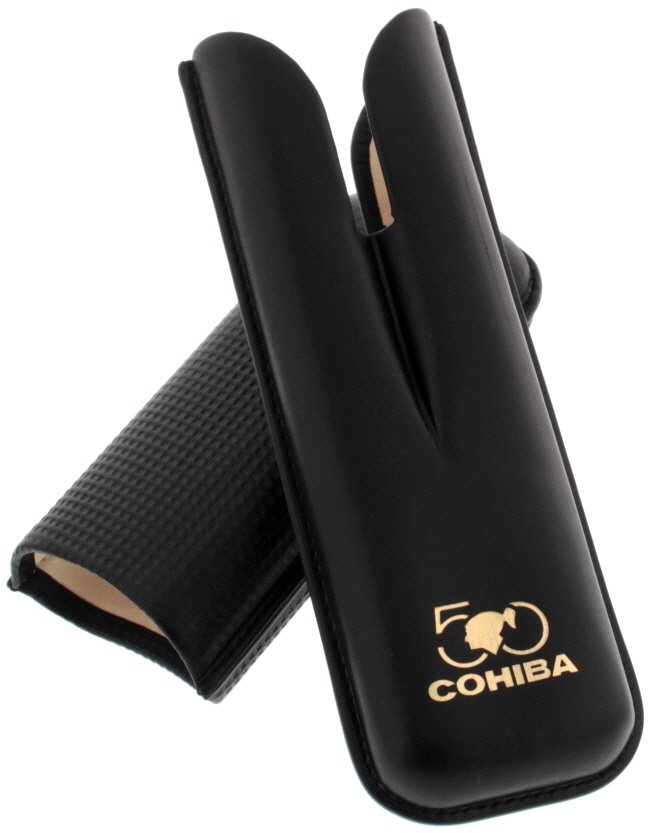 Cohiba Cigarrenetui 2er 50th Anniversary (6396350) offen