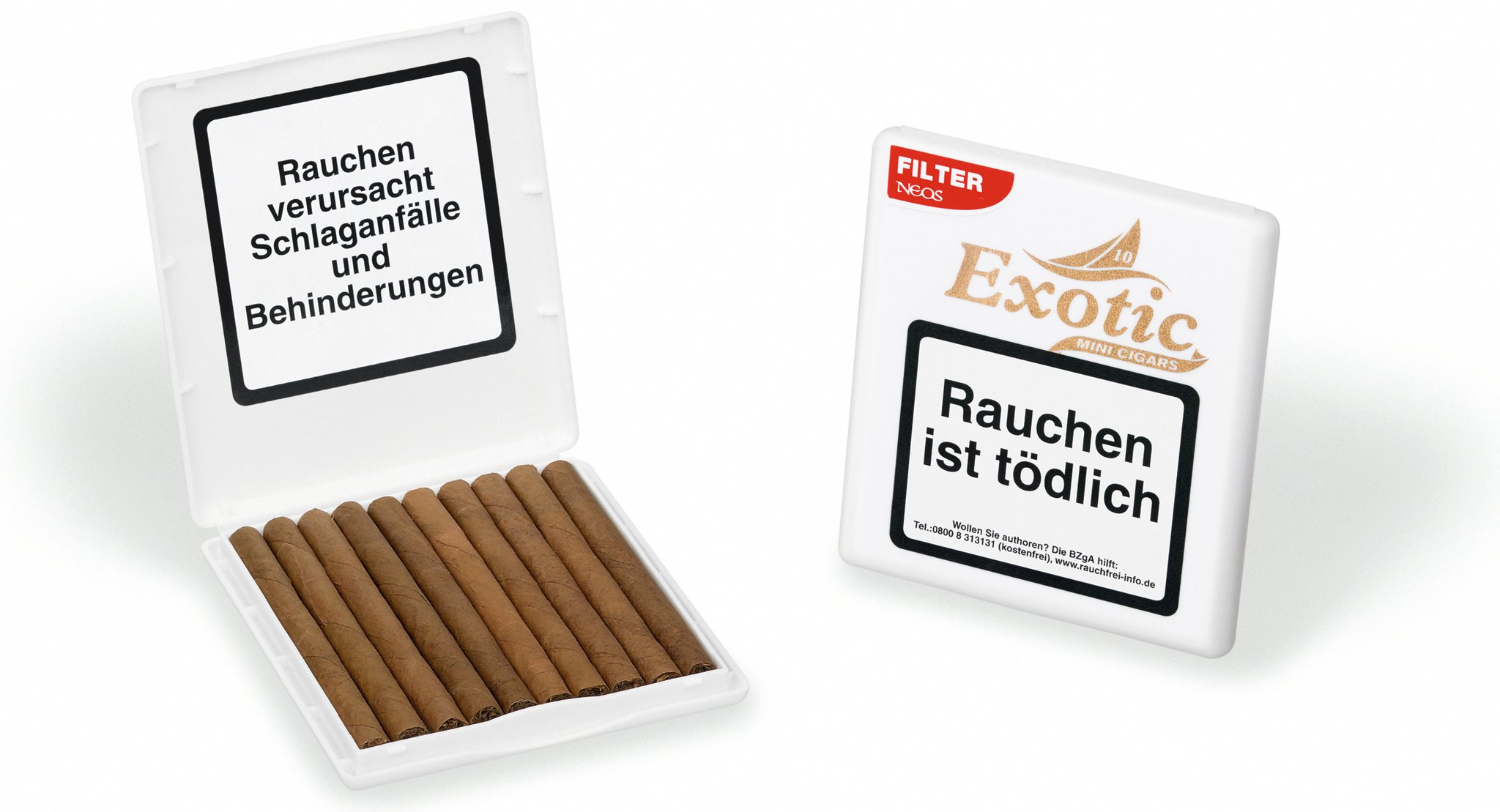 Neos Cigarillos Exotic Filter & Flavour 10er offen