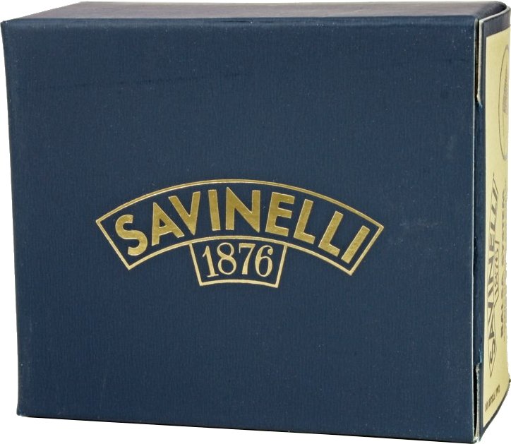 Savinelli Balsa Pfeifenfilter Balsa 6mm Mini Box (100 Stück) 11593 Verpackung