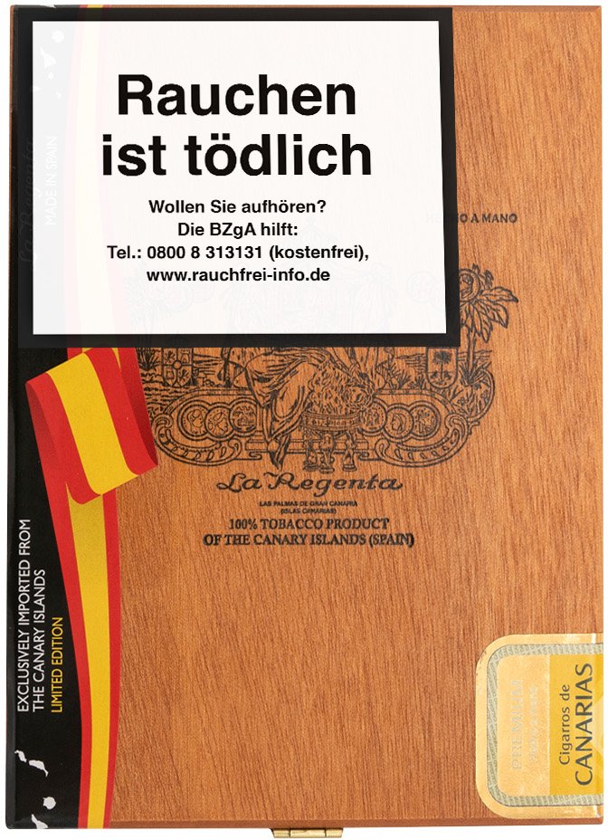 1921 Piramide Maduro 5er Kiste frontal