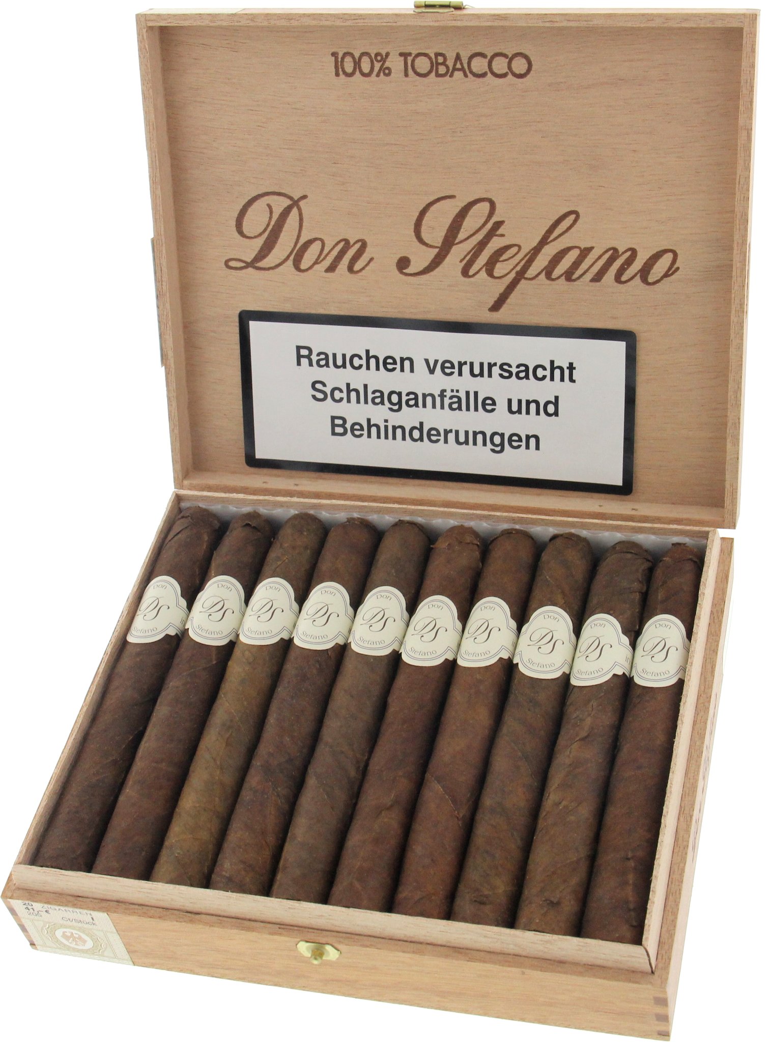 Don Stefano Classic Corona Brasil 20er Kiste offen