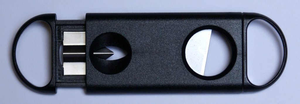 Classic Cutter Two in One Cutter Black