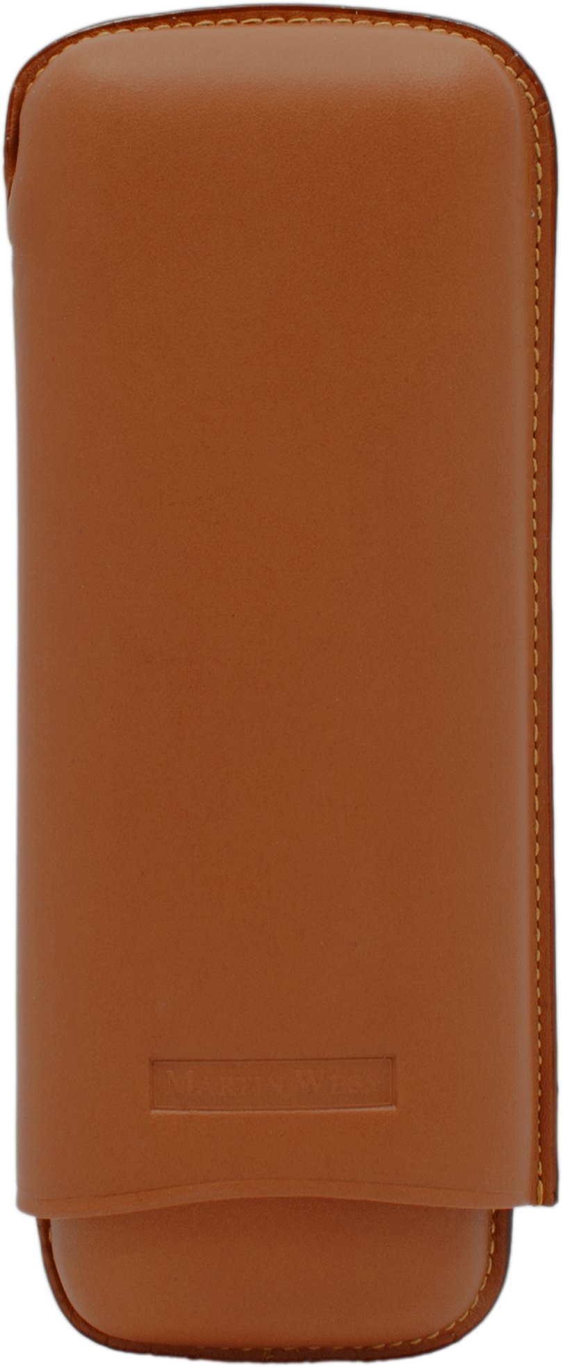 Martin Wess Premium Lederetui - Vachetta Natur 2er Gigante Vachetta (571)