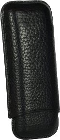 Martin Wess Premium Lederetui - Karabut Black 2er Robusto Karabut (590)