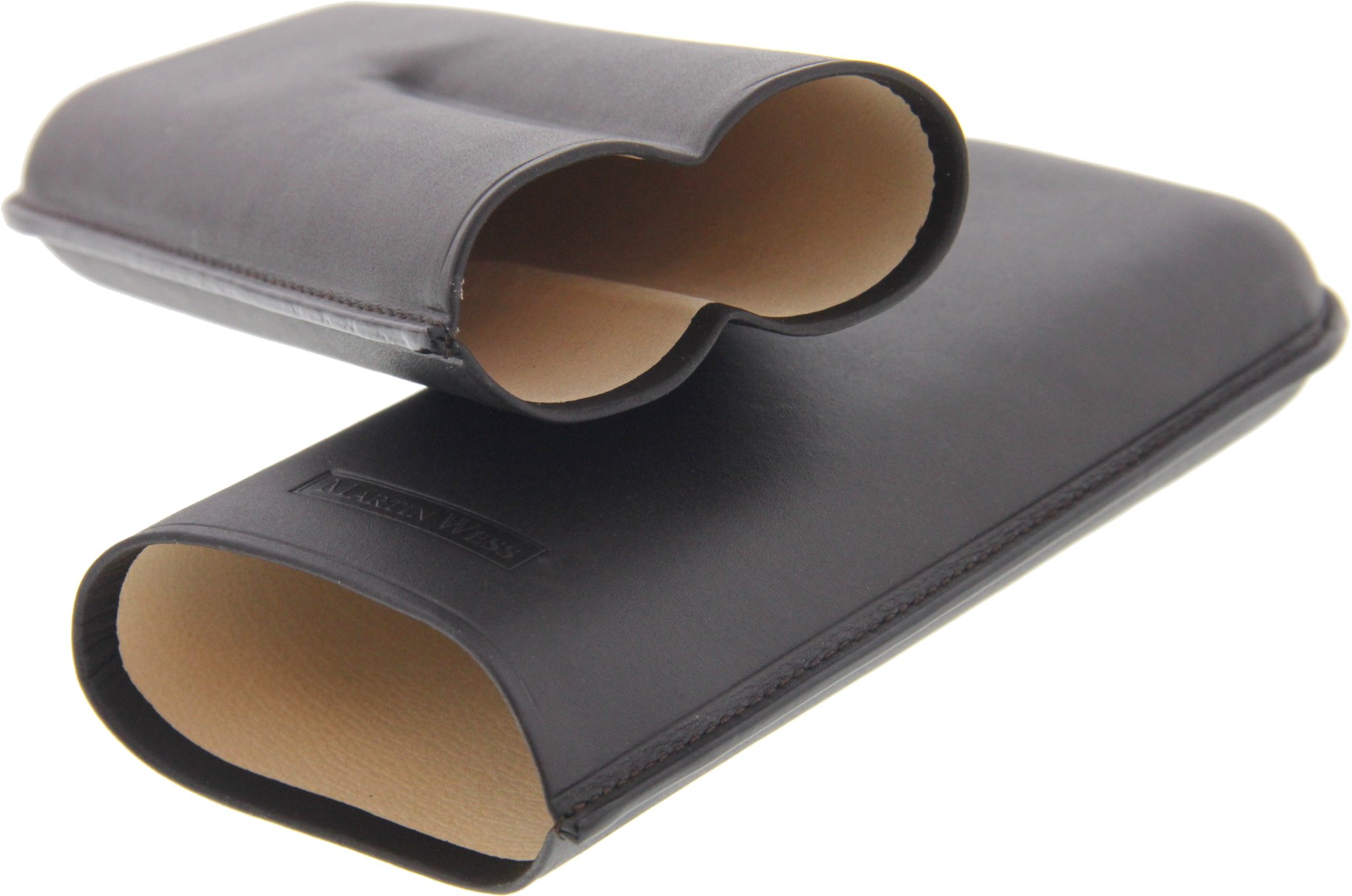 Martin Wess Premium Lederetui - Vachetta braun 2er Gigante Vachetta (571) Detailbild 1