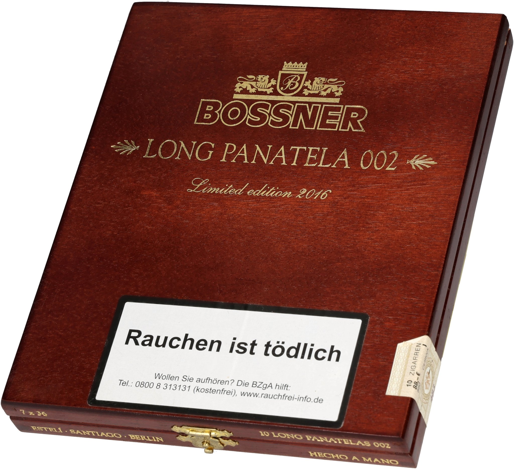 Bossner Classic Long Panatela 002 Kiste