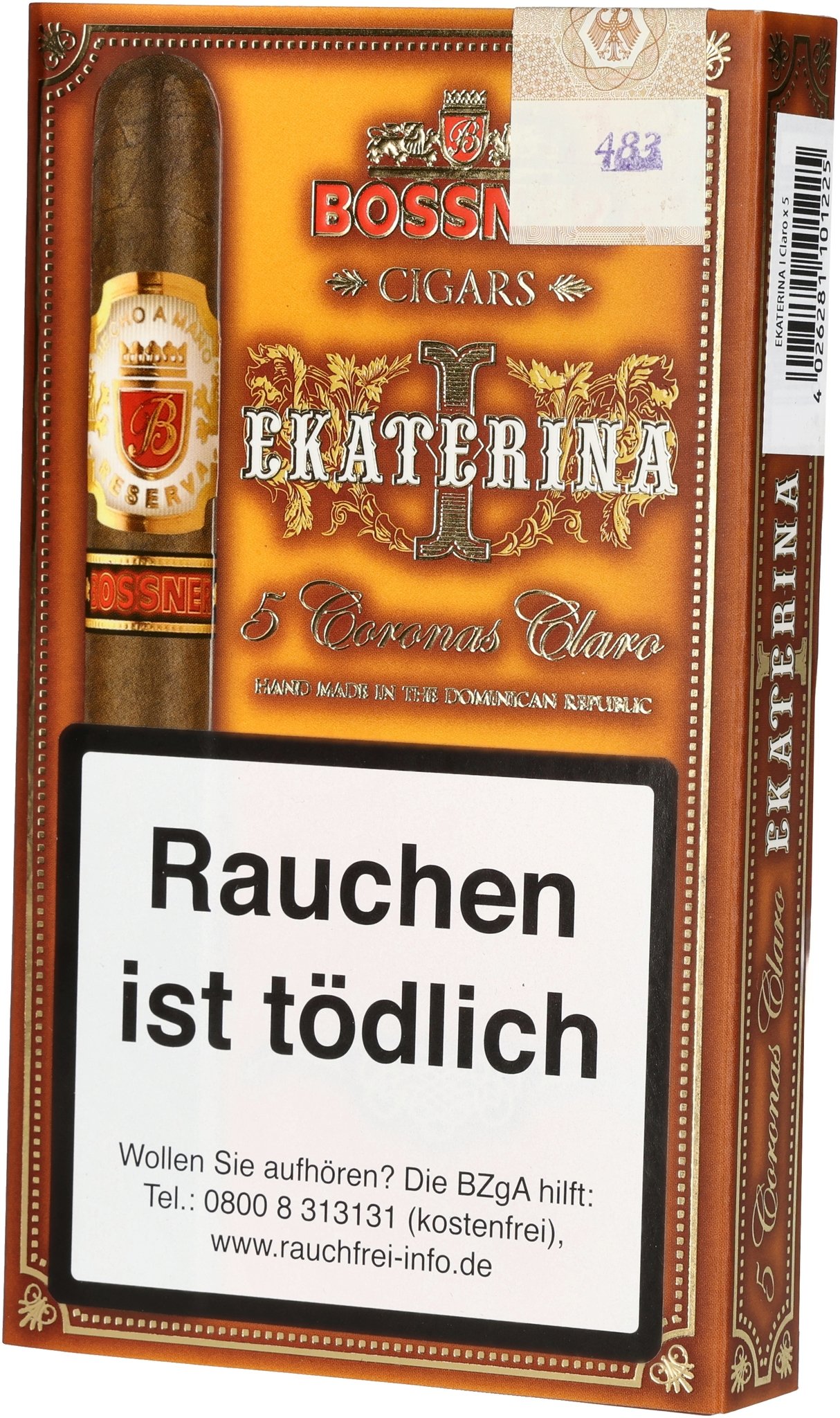 Bossner Classic Ekaterina I. Claro Corona Packung