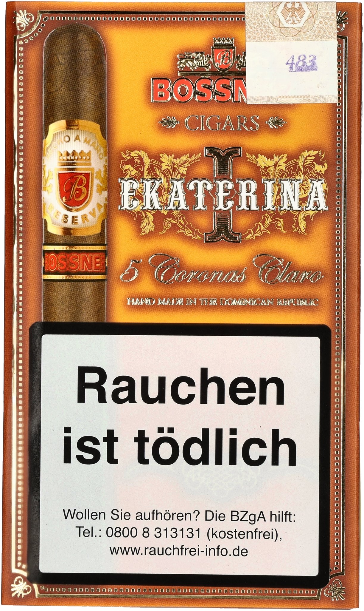 Bossner Classic Ekaterina I. Claro Corona Packung