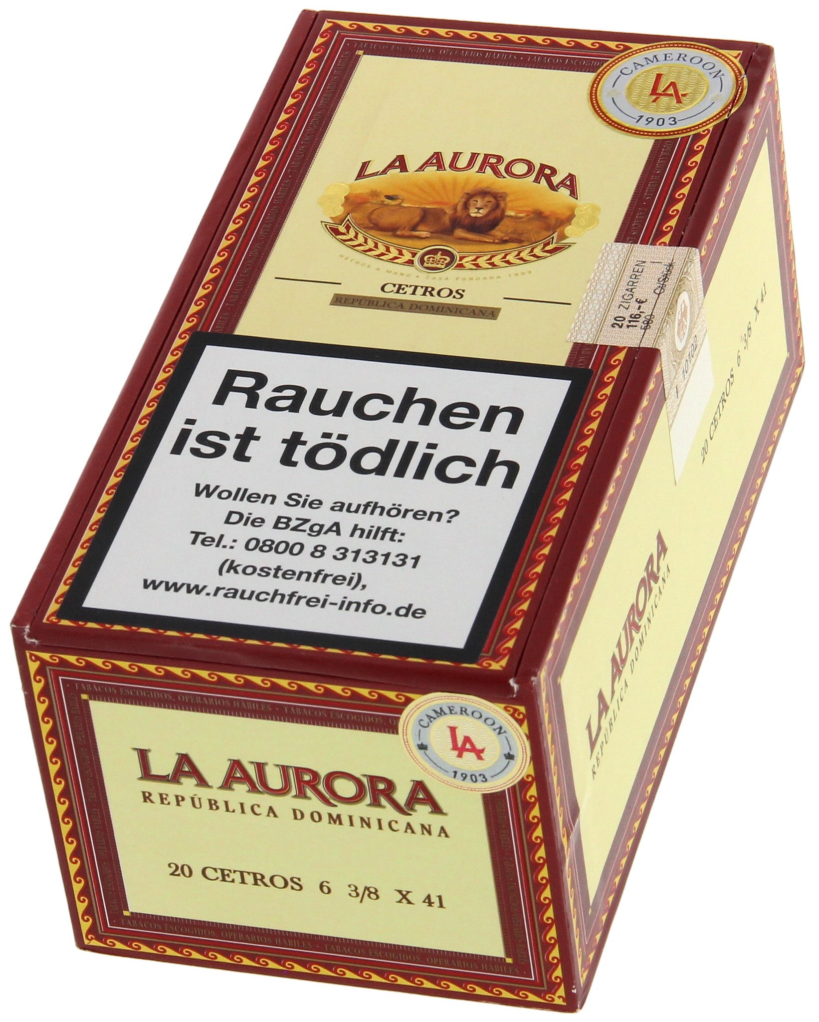 La Aurora Cameroon 1903 Cetros Kiste