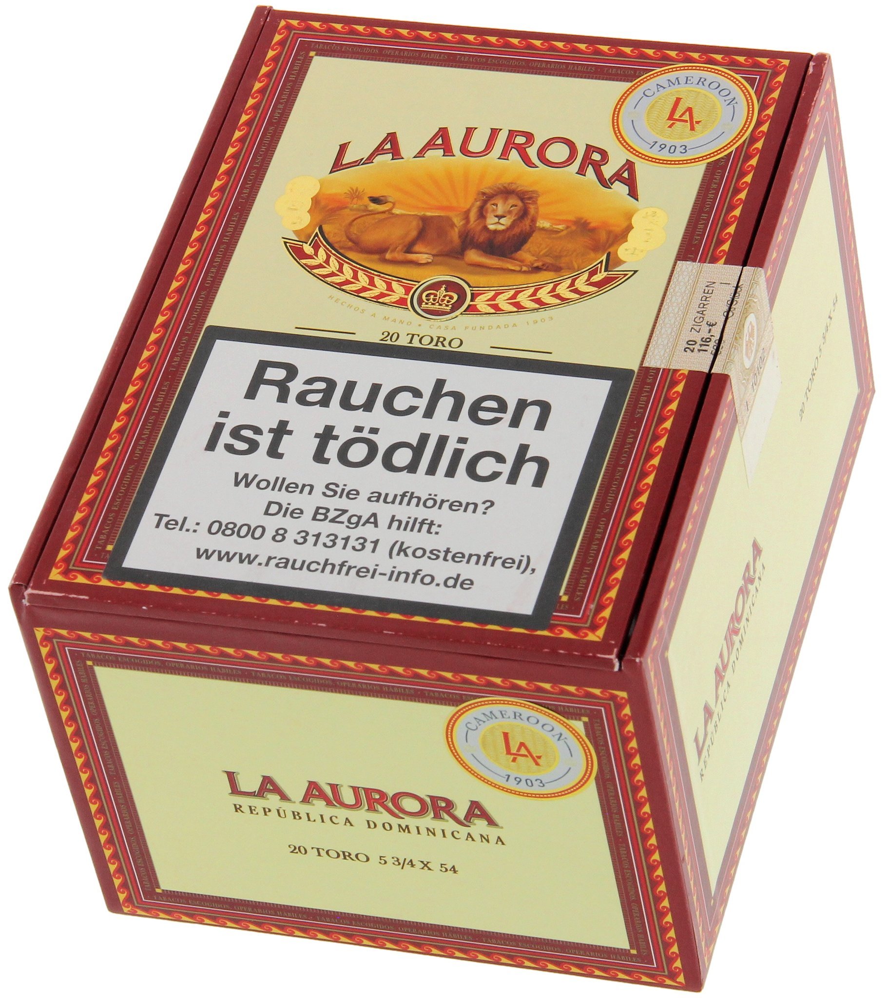 La Aurora Cameroon 1903 Toro Kiste