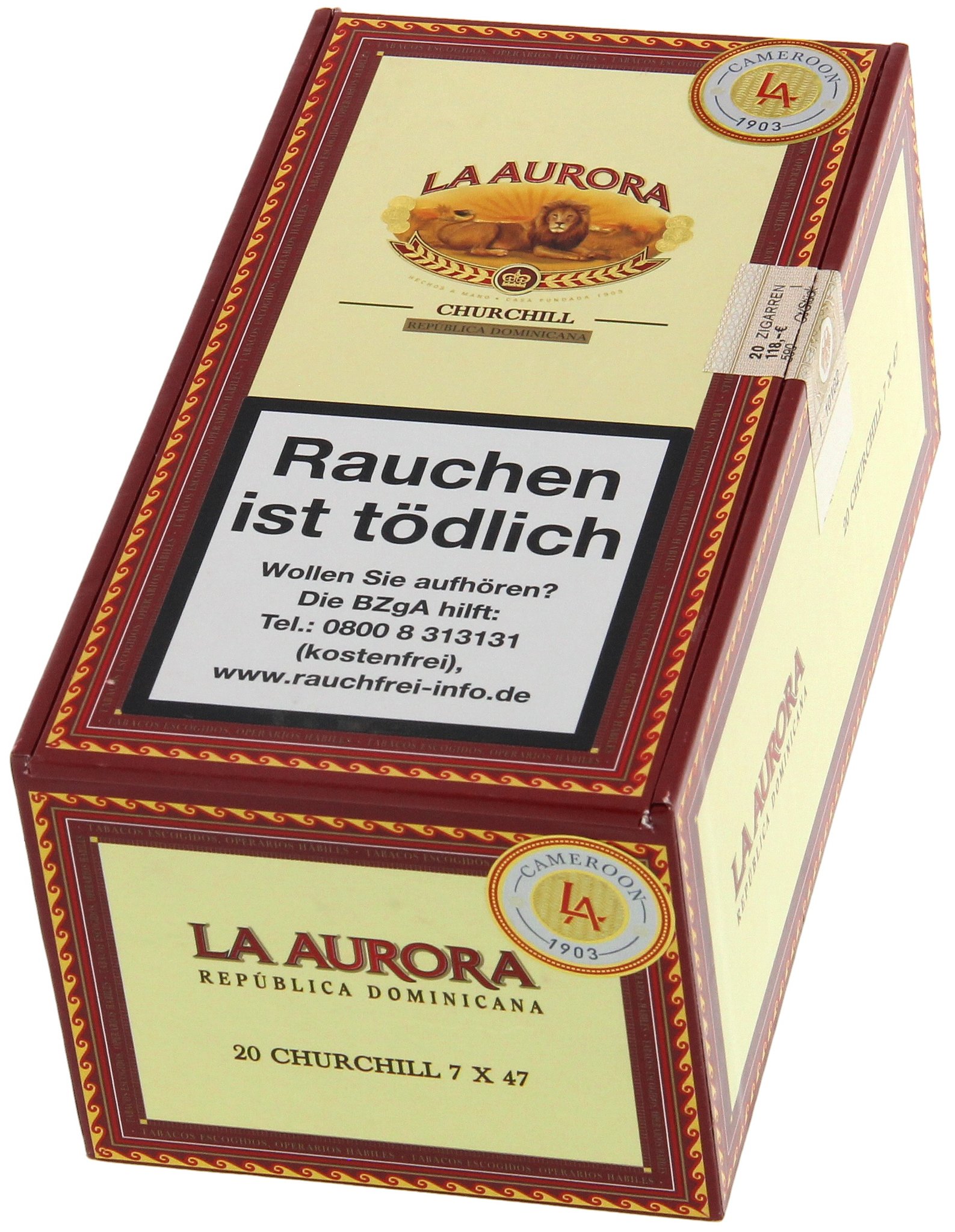 La Aurora Cameroon 1903 Churchill Kiste