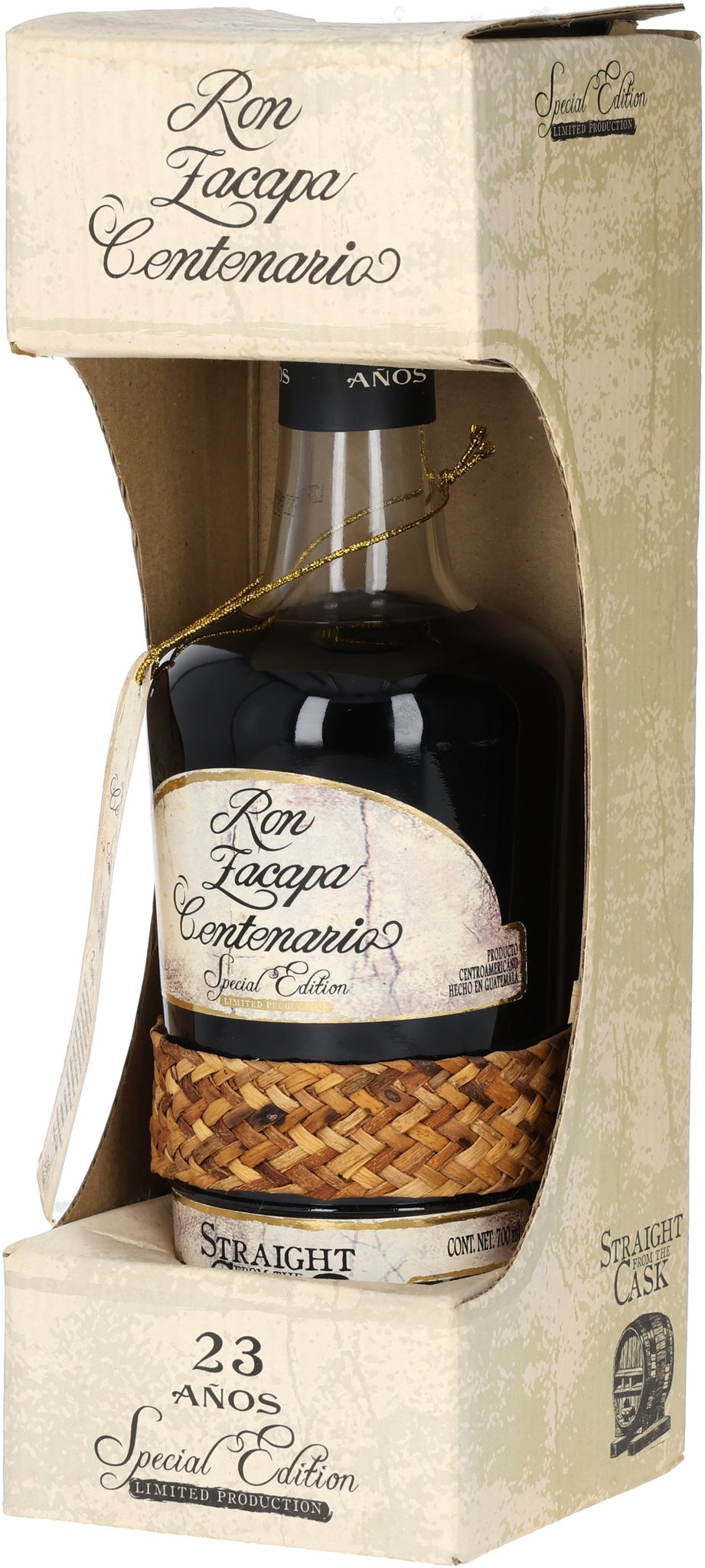 Ron Zacapa Centenario Straight Cask 23 Jahre, ALTE VARIANTE (0,7 l / 45% vol.)