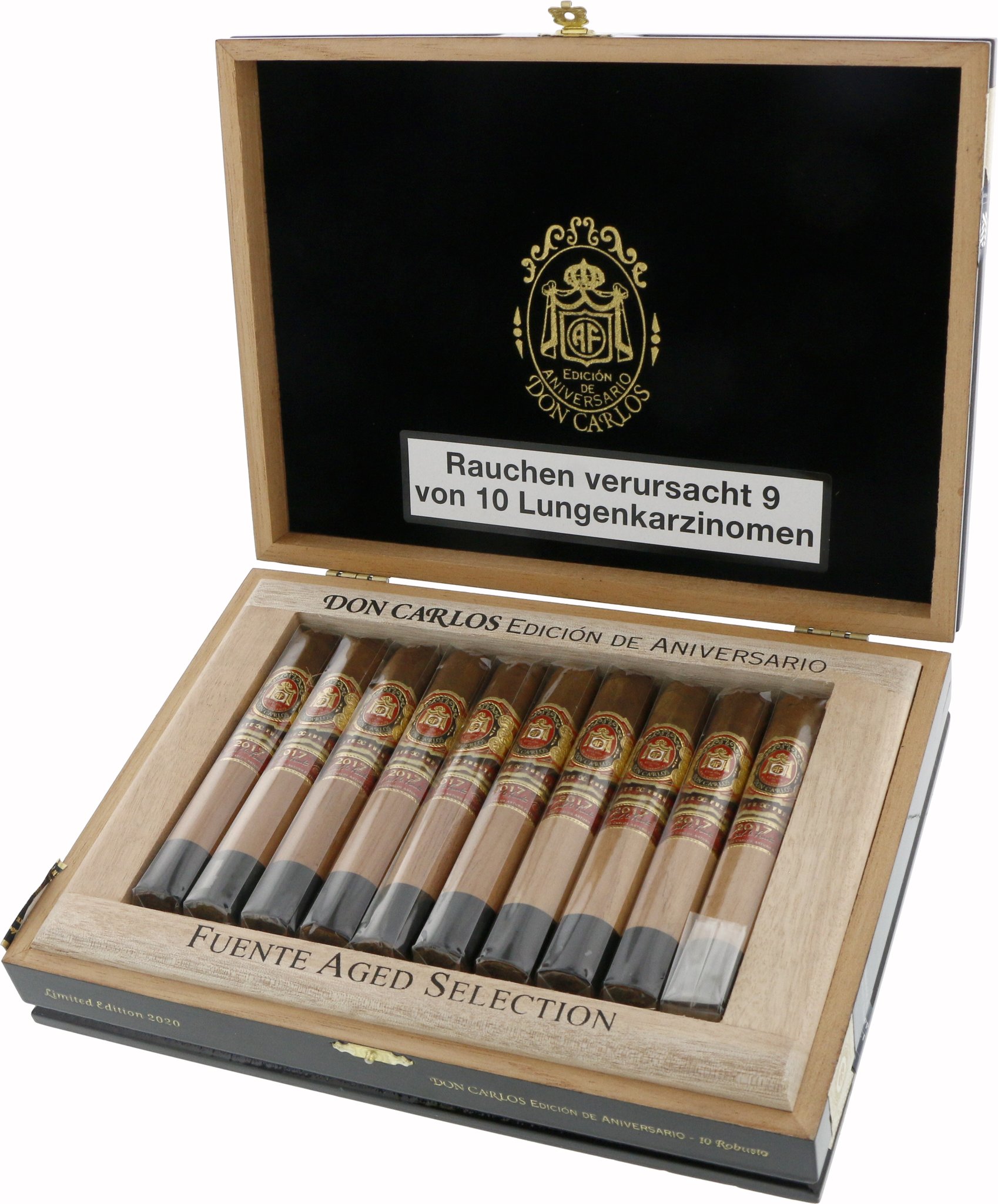 Arturo Fuente Limited Editions Don Carlos Edicion de Aniversario Robusto (Limited Edition 2020) Kist