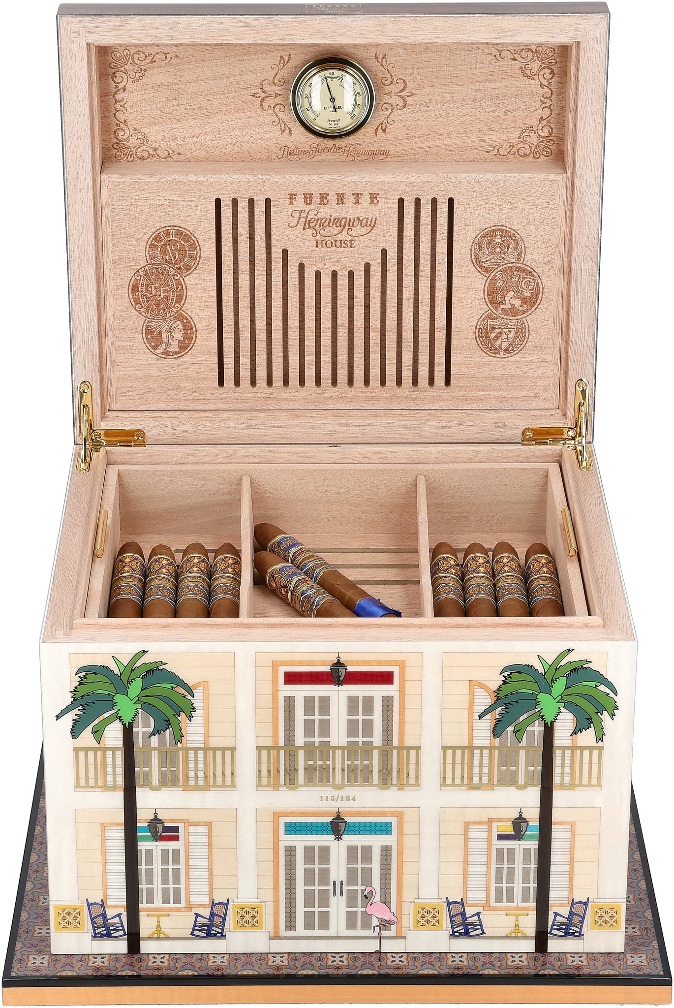 Hemingway Humidor gefüllt