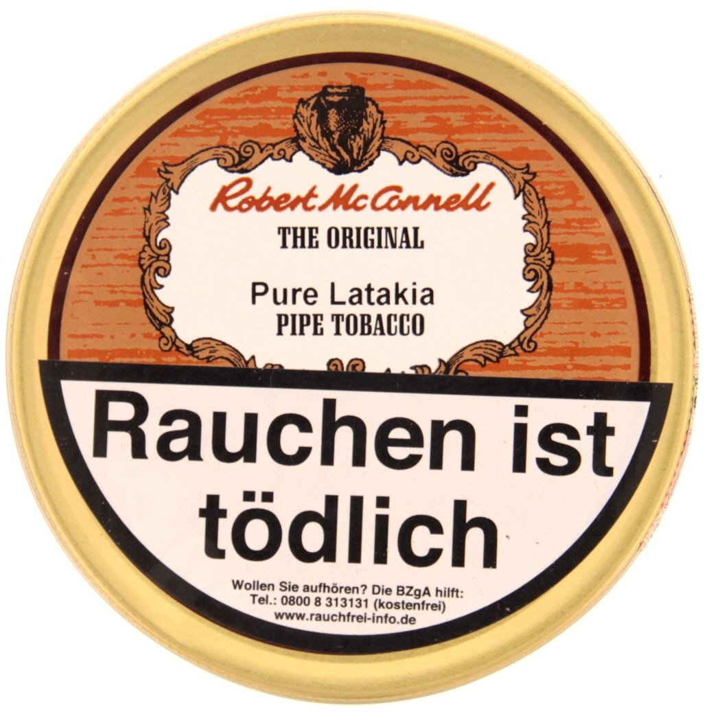 Robert McConnell Pfeifentabak Pure Latakia 50g Dose