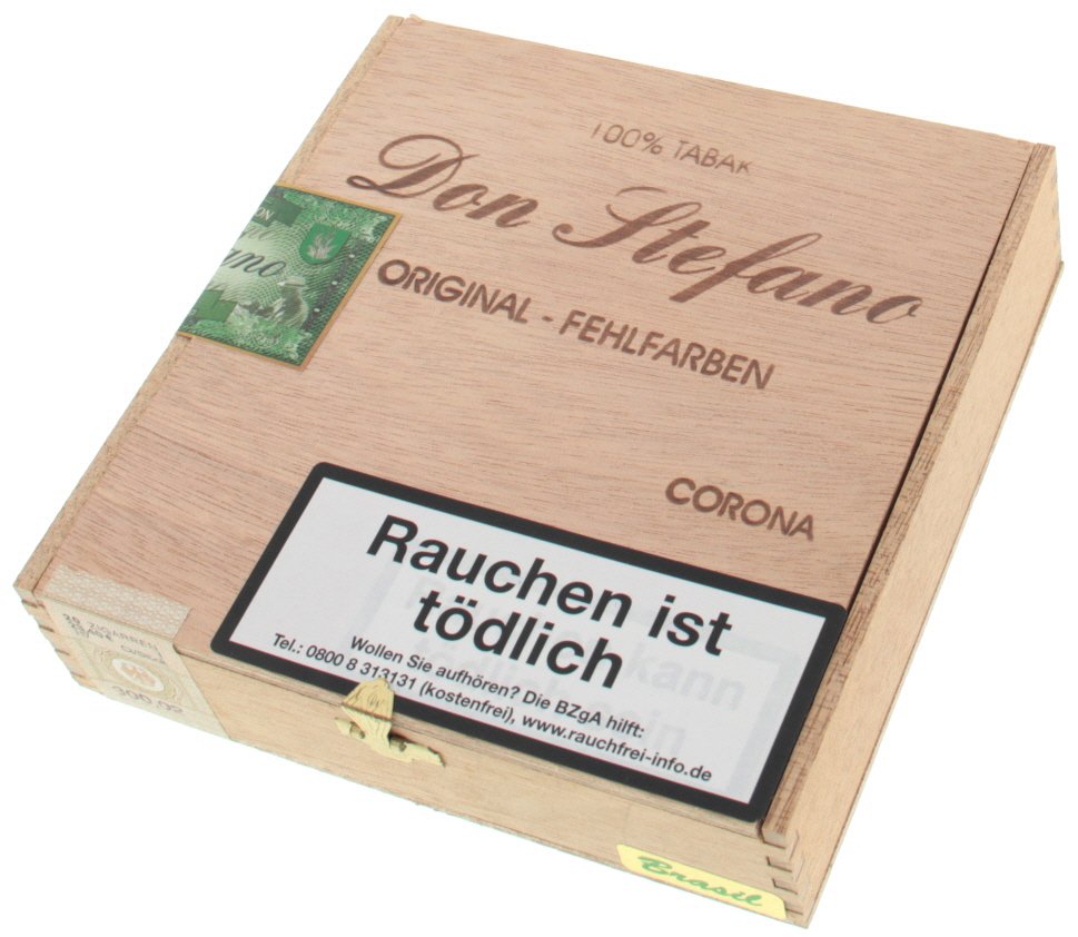 Don Stefano Original Fehlfarben Corona Brasil 20er