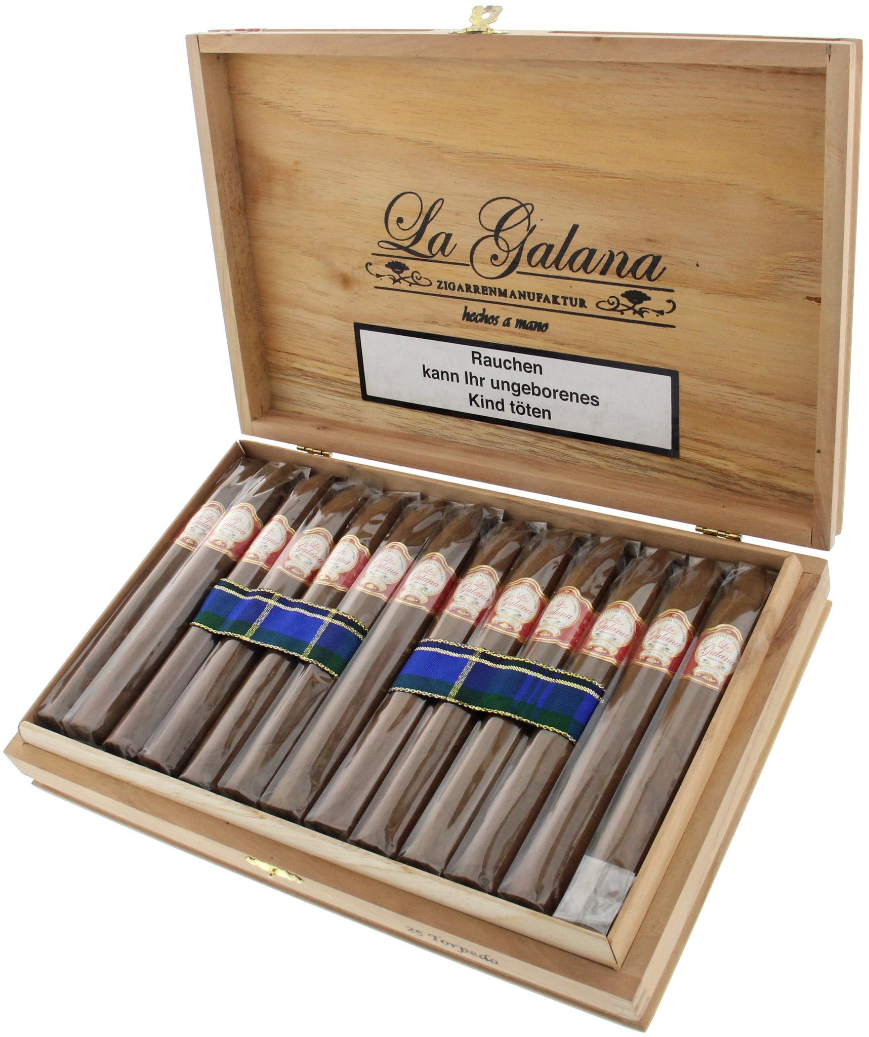 La Galana Clásica Petit Torpedo Kiste offen