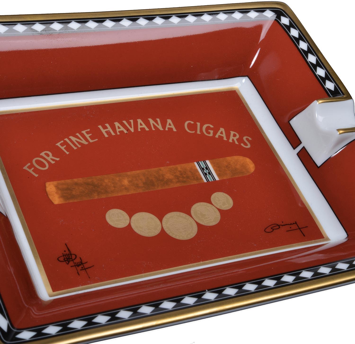 Elie Bleu Ascher medals rot Detailbild