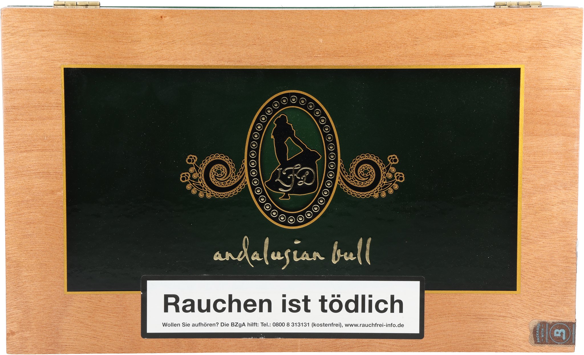 Andalusian Bull box front