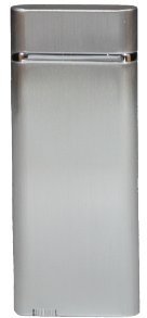 Corona Flambeau Feuerzeug (86-3115) Verchromtes Messing gebürstet