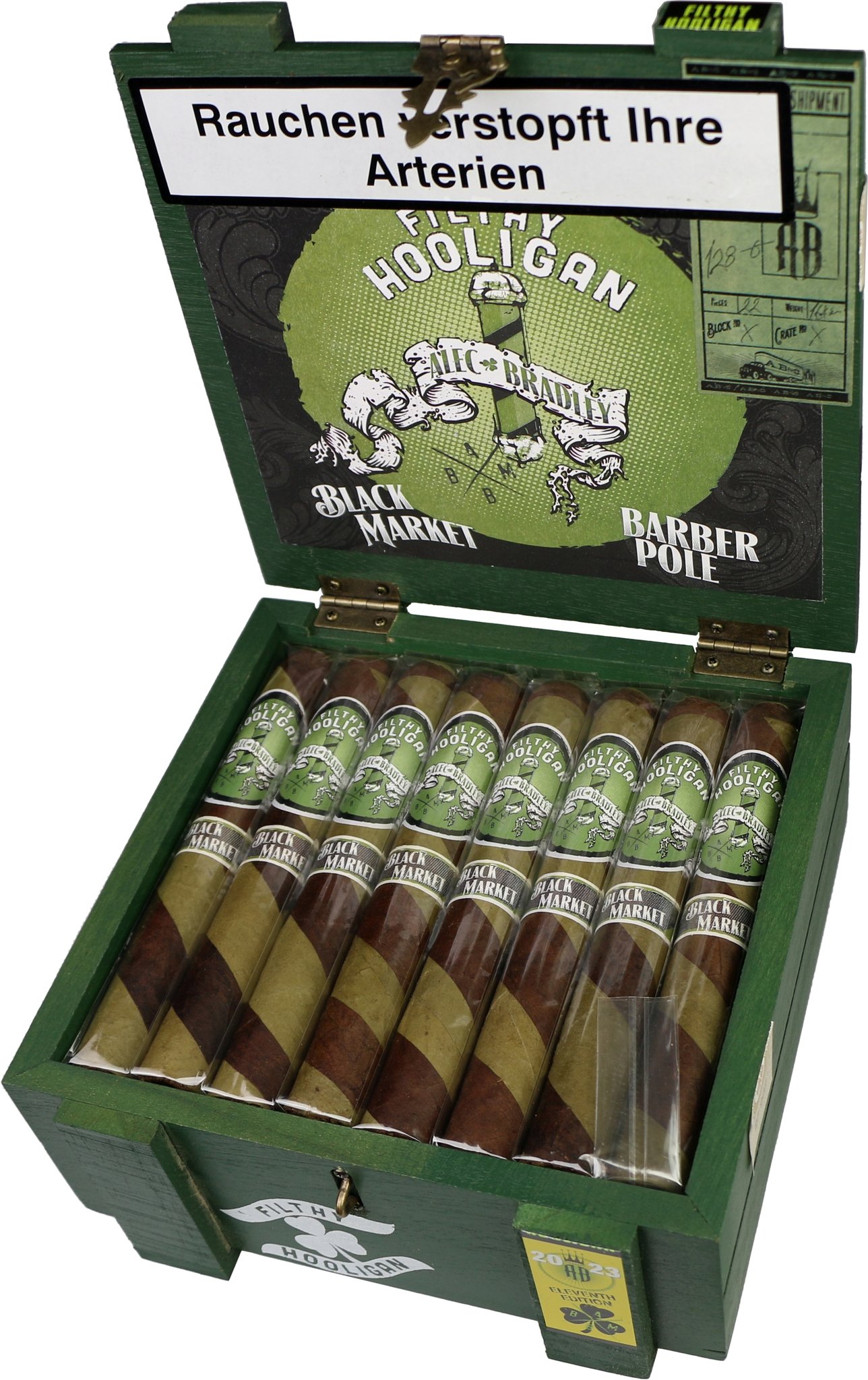 Filthy Hooligan (Barber Pole) 2023 Kiste offen