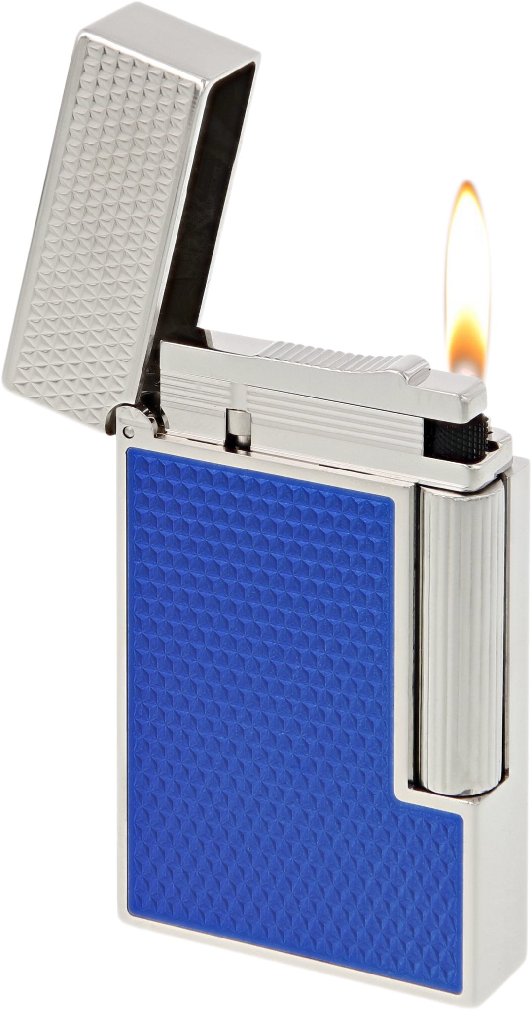 Electric Blue/Palladium (C16619) offen mit Flame