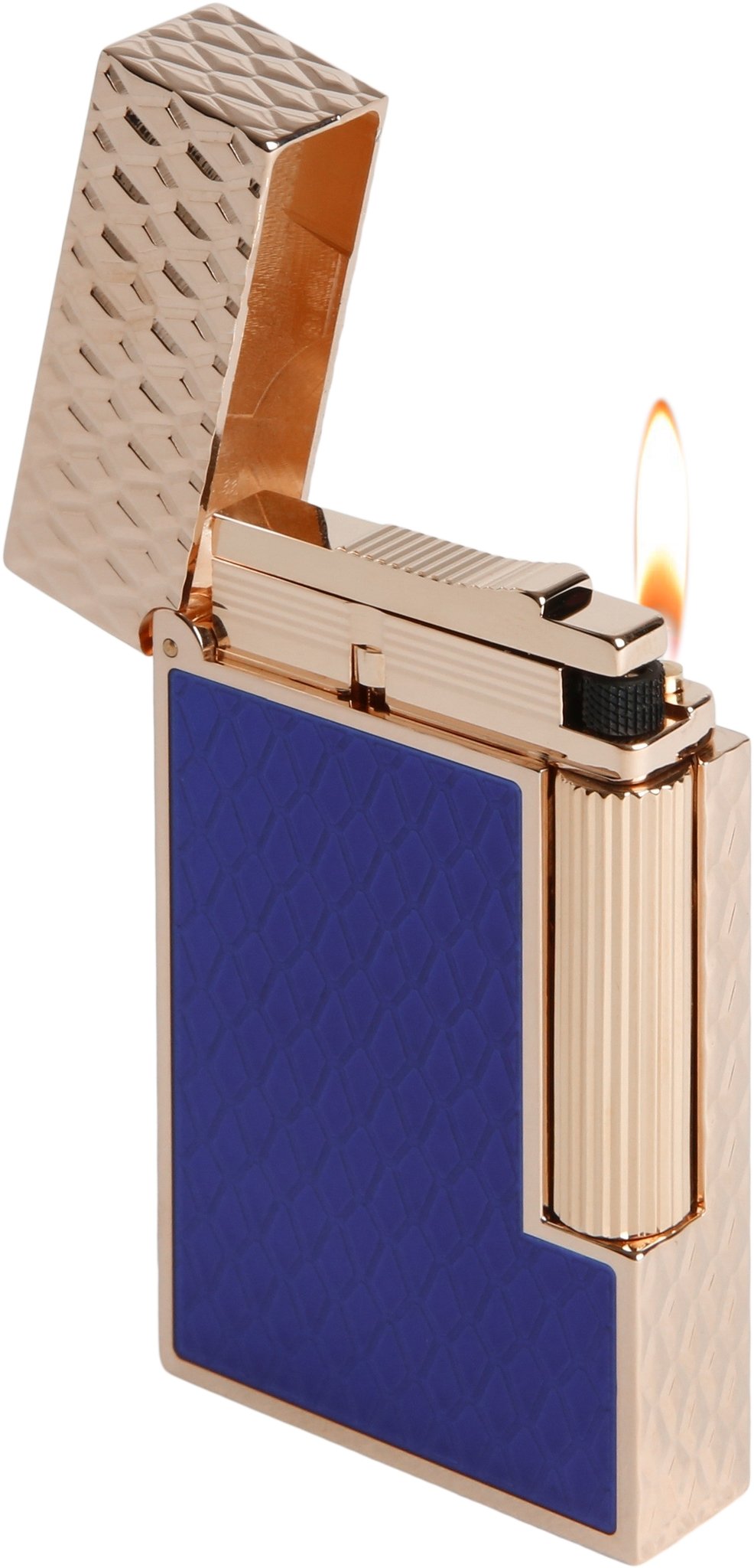 Dragon blue/rose gold Flamme