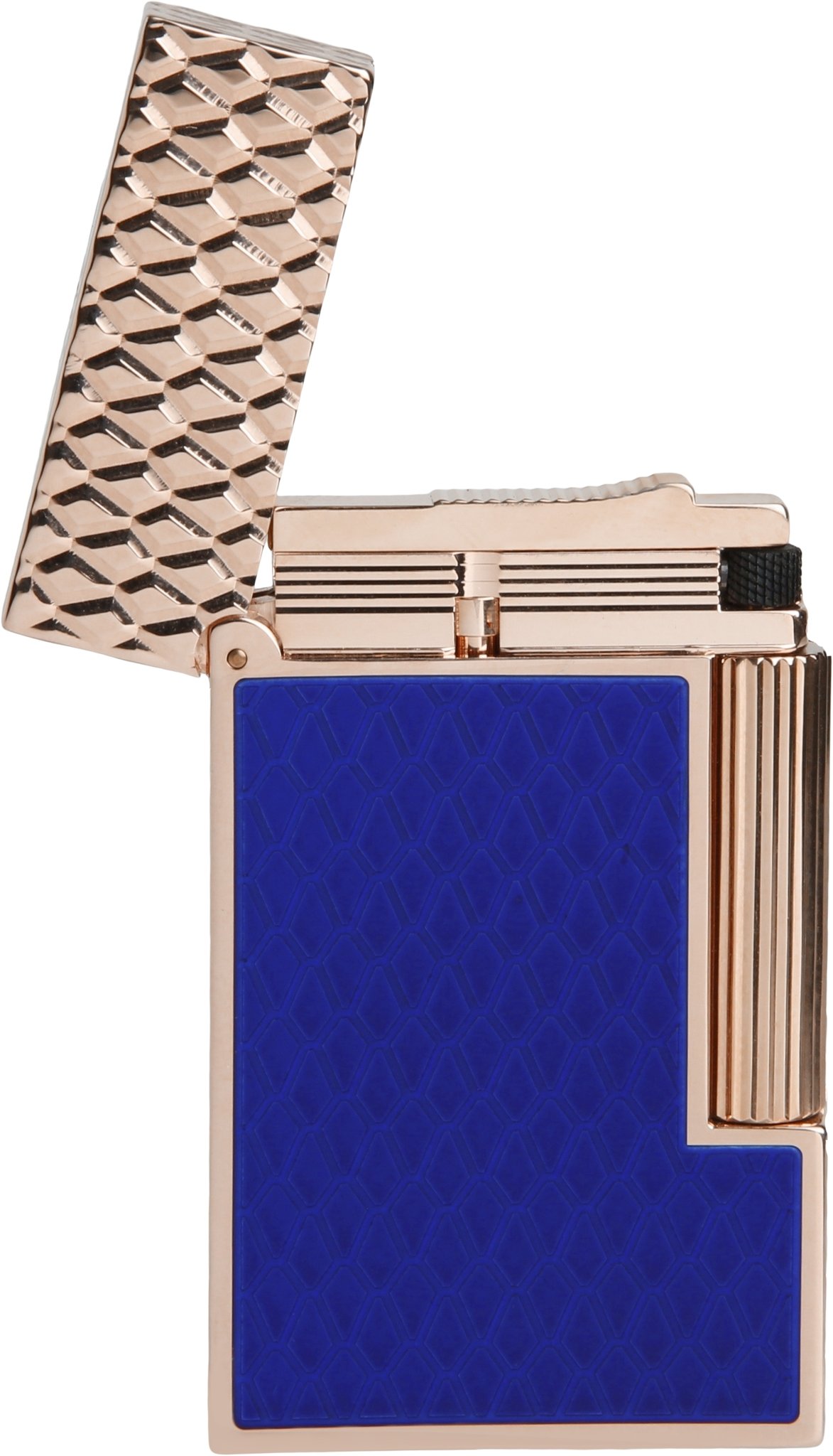 Dragon blue/rose gold offen frontal