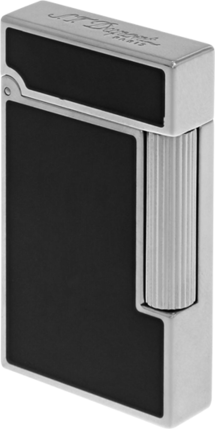 S.T. Dupont Ligne 2 Slim Palladium & schwarzer Lack (017080)