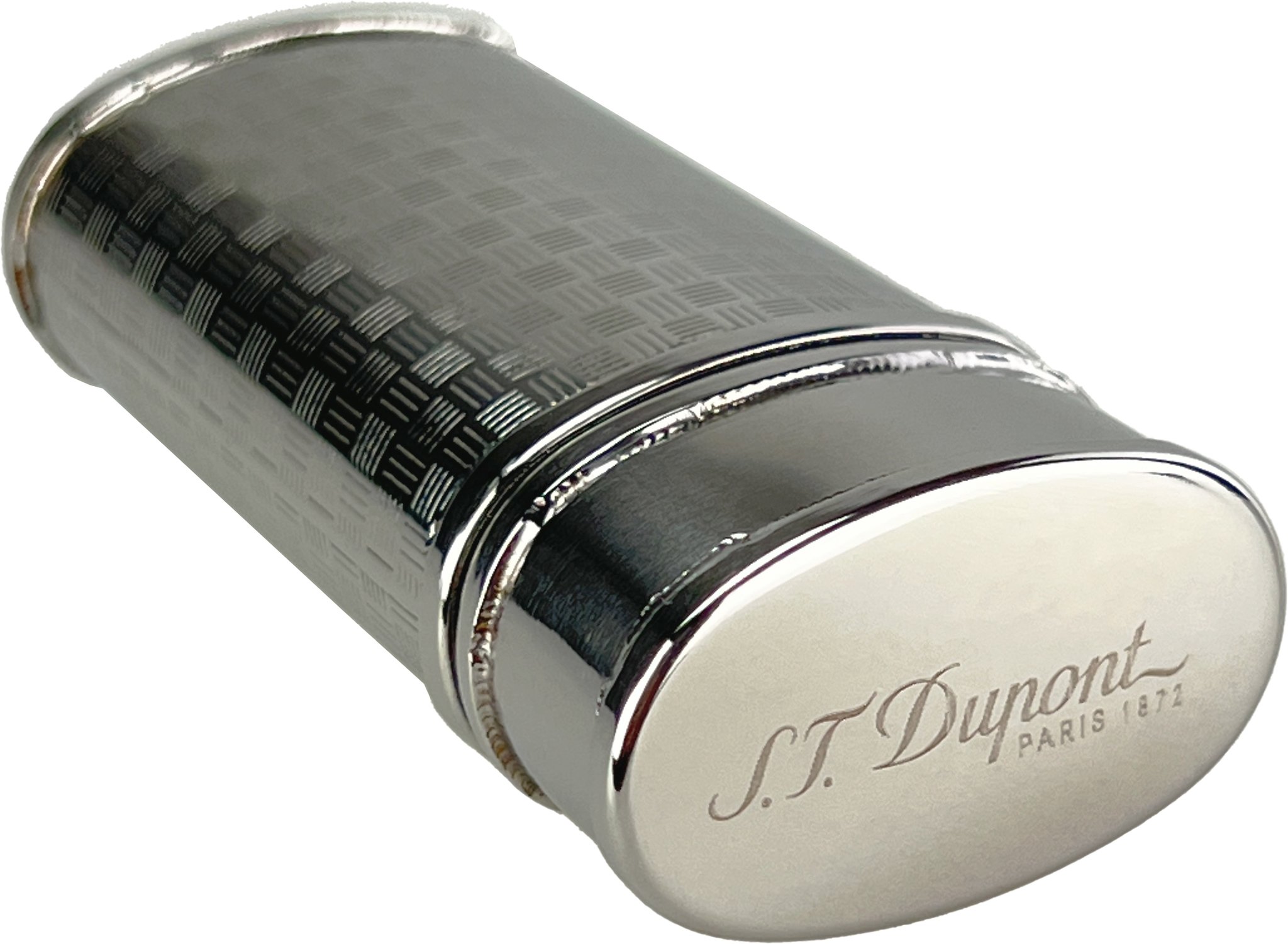 S.T. Dupont Aschenbecher Pocket Ashtray Silver