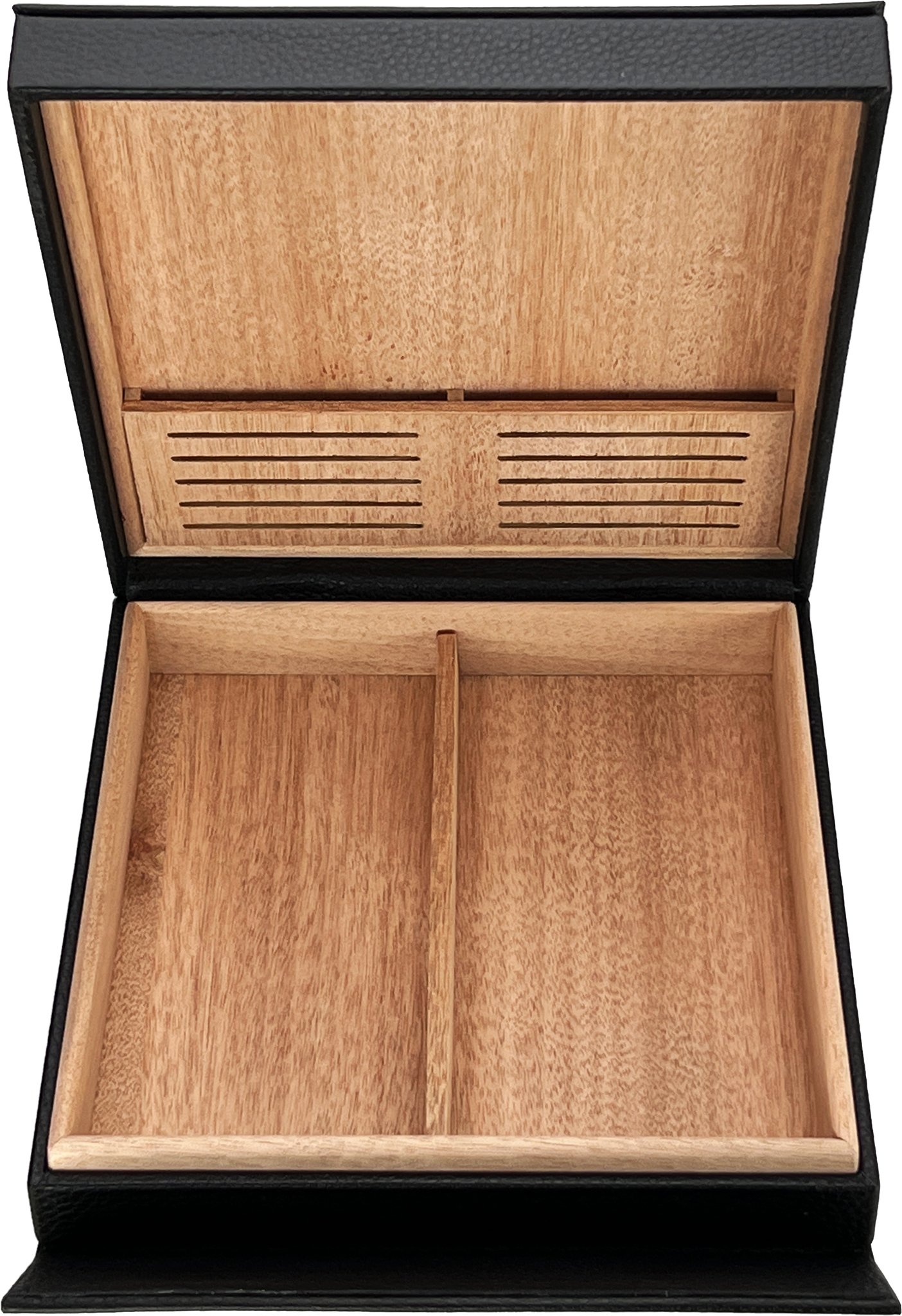 Reisehumidor schwarz (001357) offen frontal