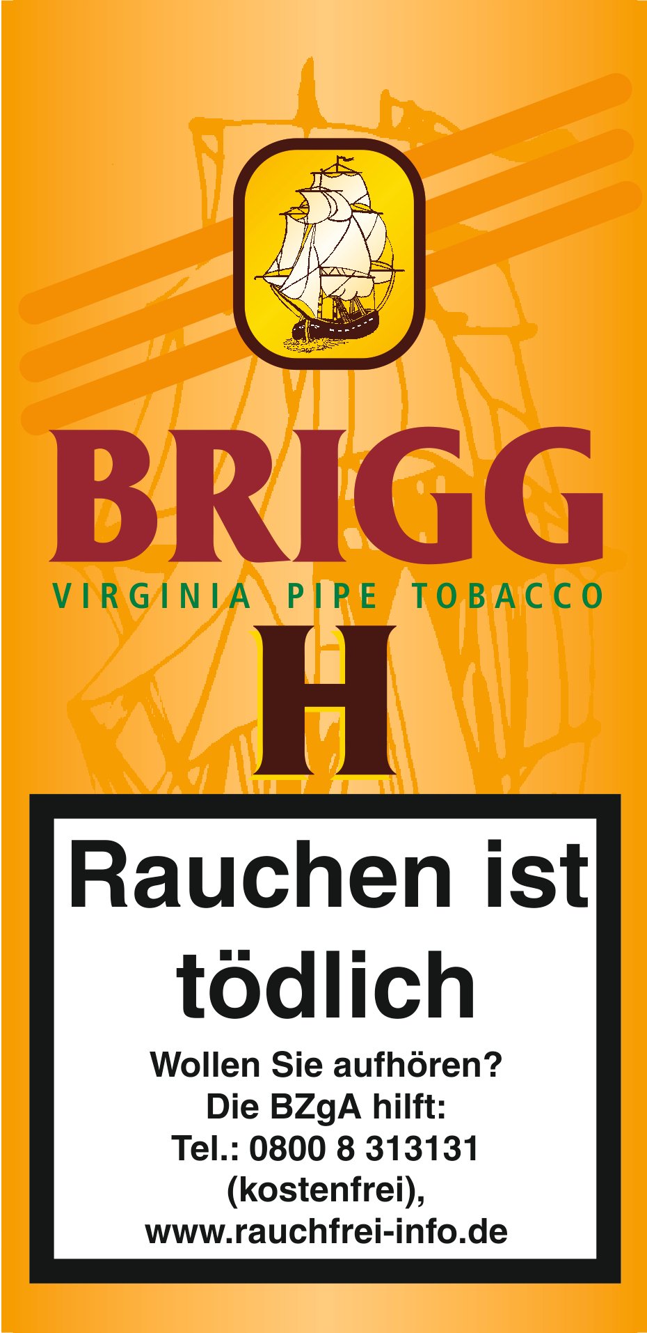 Brigg Pfeifentabak H (ehemals Honigmelone) (Pouch 40g)