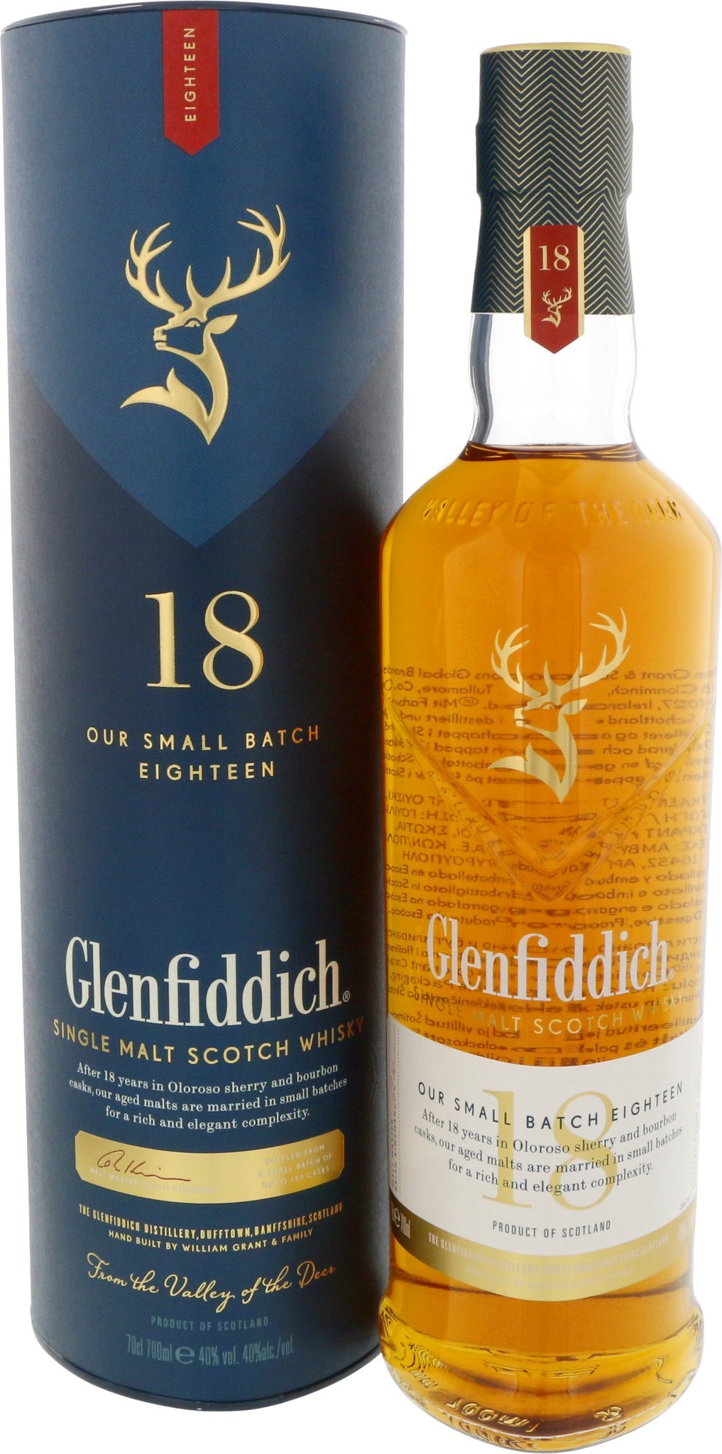 Glenfiddich 18 Years Small Batch Reserve (0,7 l / 40 % Vol.) (11188)