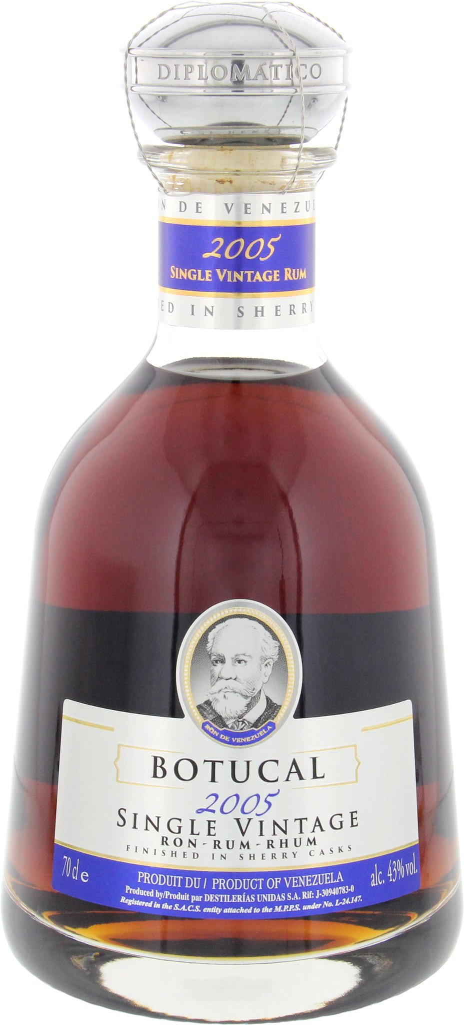 Botucal Single Vintage 2005 (0,7 l / 43 % vol.)