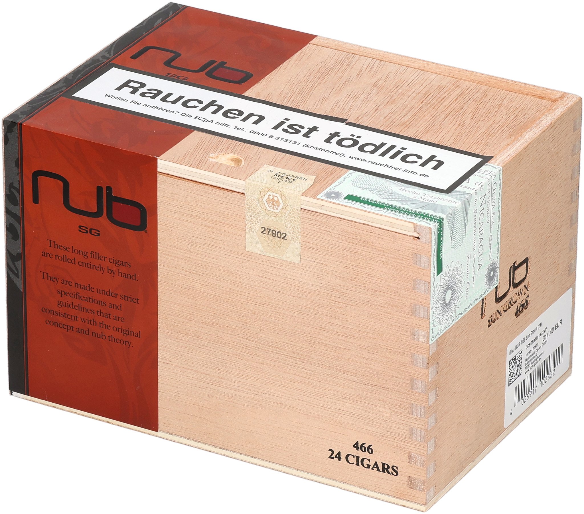 Oliva NUB Sun Grown 466_Kiste