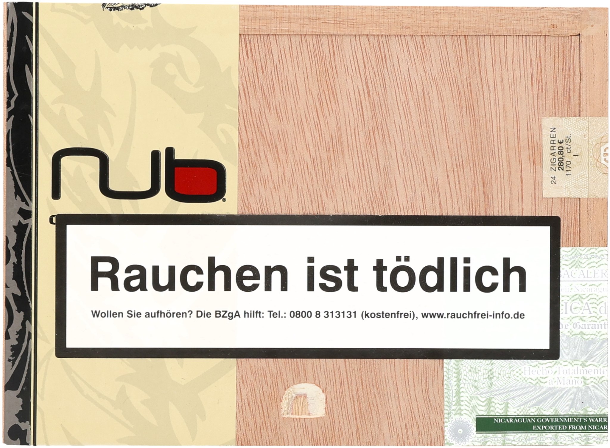 Oliva NUB Connecticut 464T Torpedo_Kiste