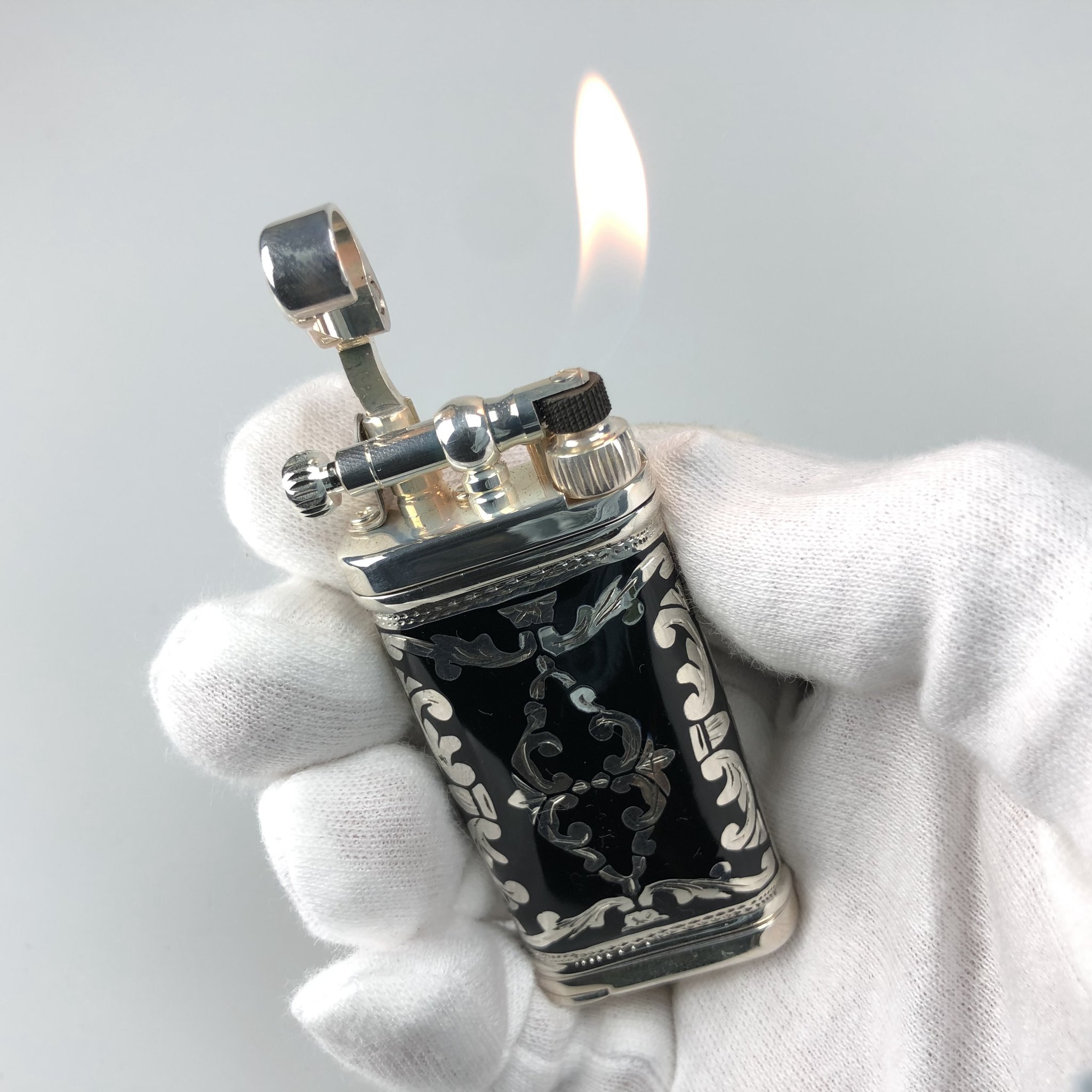 Linea Epoque Antique Old Boy Schwarz (64-1988S) Flamme