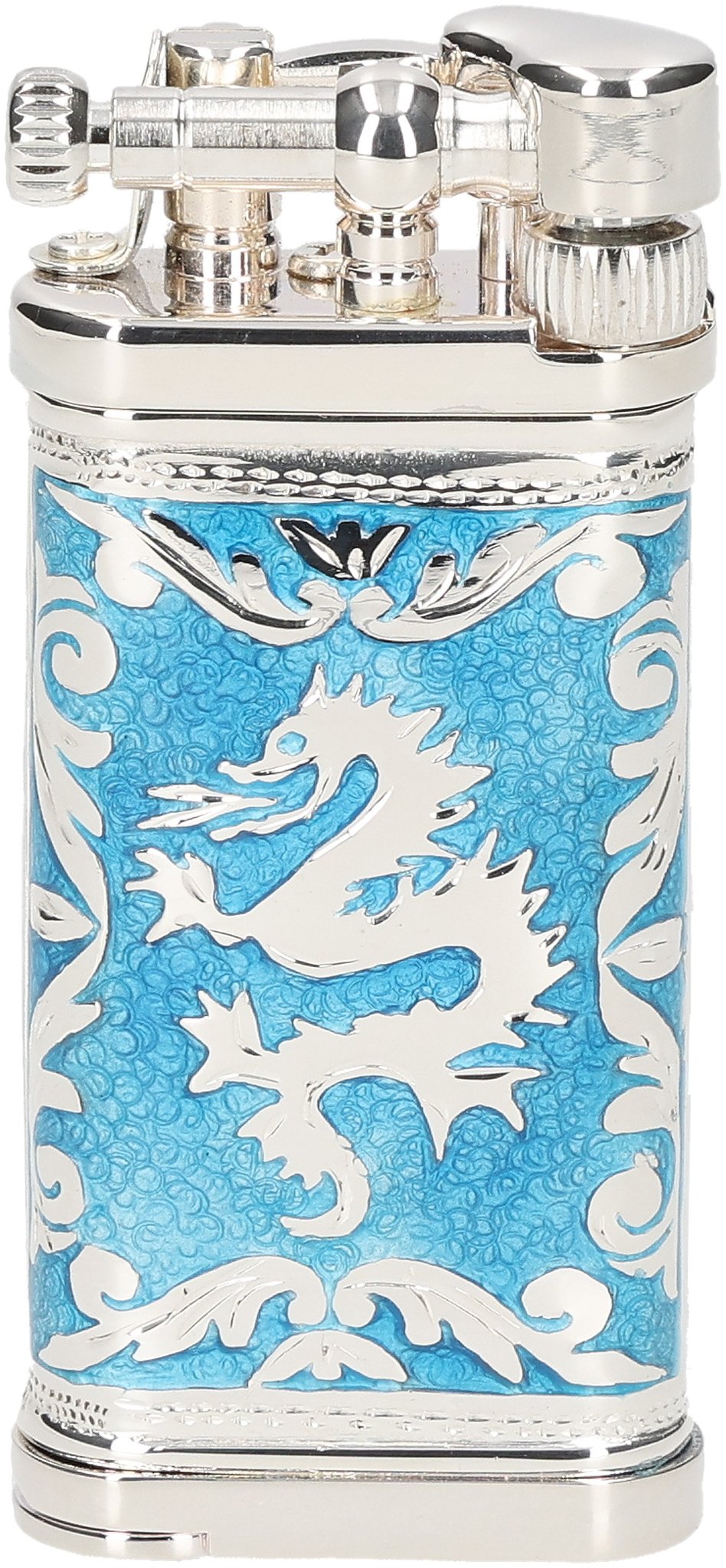 Doubleside Dragon Emaille azur 03