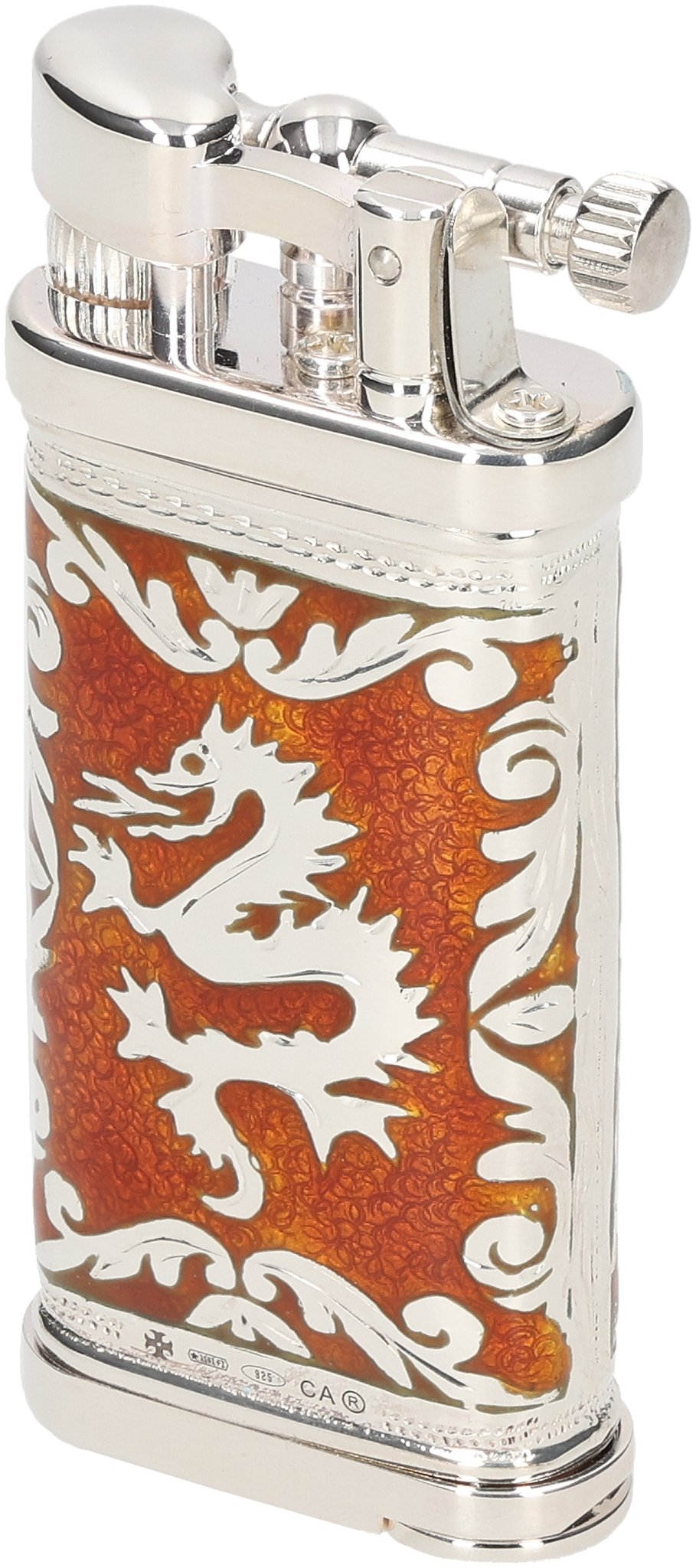 Doubleside Dragon Emaille rot 01