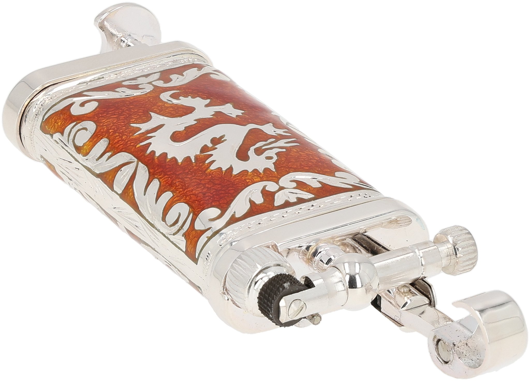 Doubleside Dragon Emaille rot 02