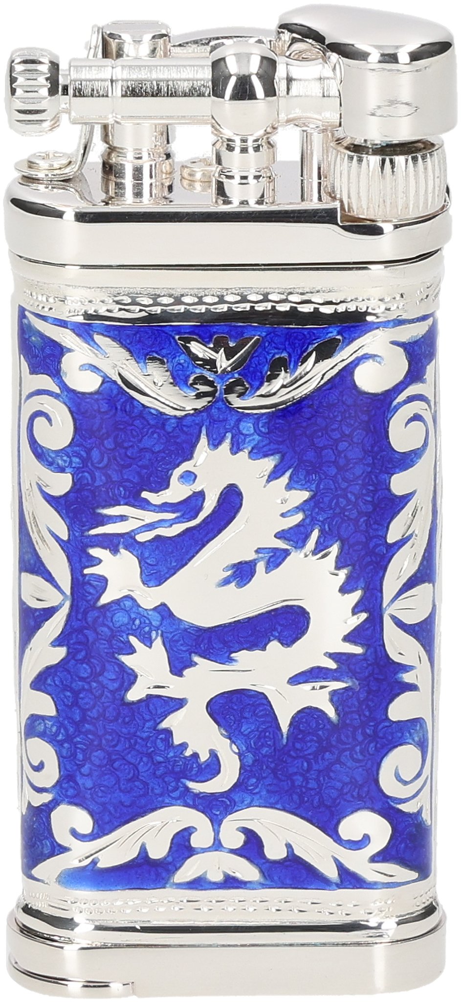 Doubleside Dragon Emaille royalblau 03