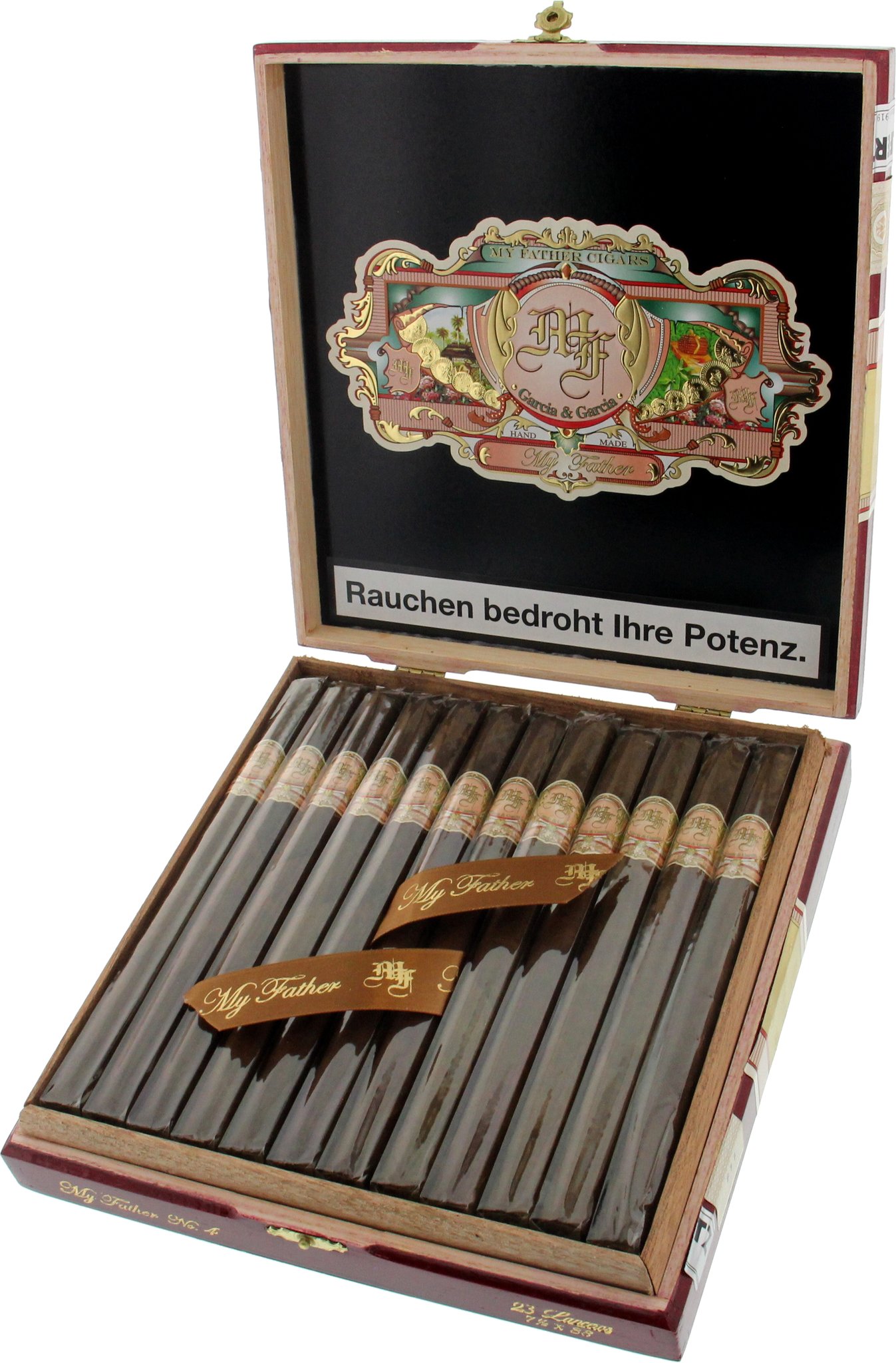 Don Pepin My Father Cigars No. 4 (Lancero) Kiste offen