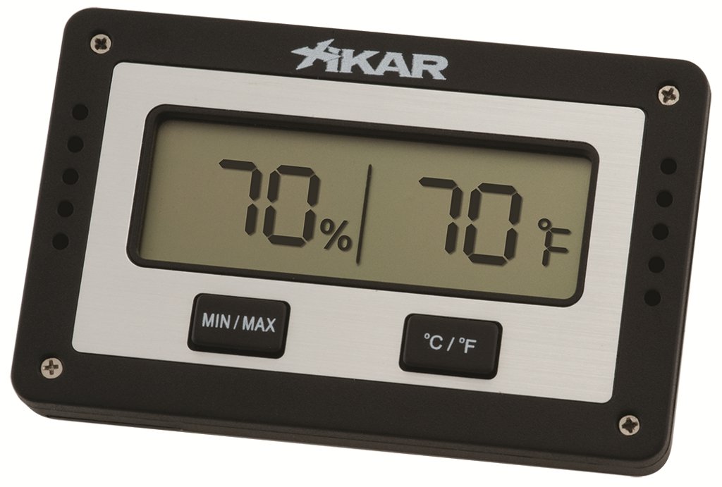 Xikar Hygrometer II Slim Digital Hygrometer - kalibrierbar (1833XI)