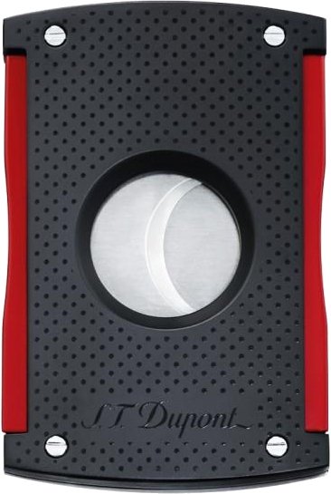 S.T. Dupont MAXIJET Cigarcutter Matt Black & Red (003260)