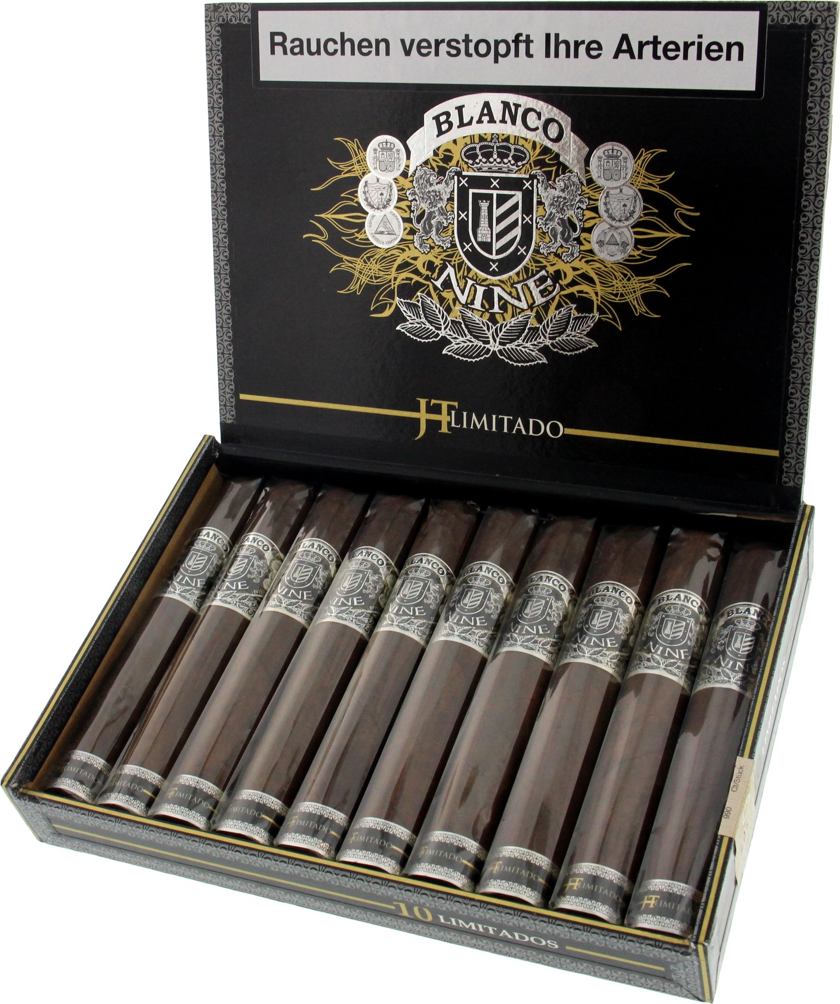 Blanco Cigars Nine JT Limitado Kiste offen
