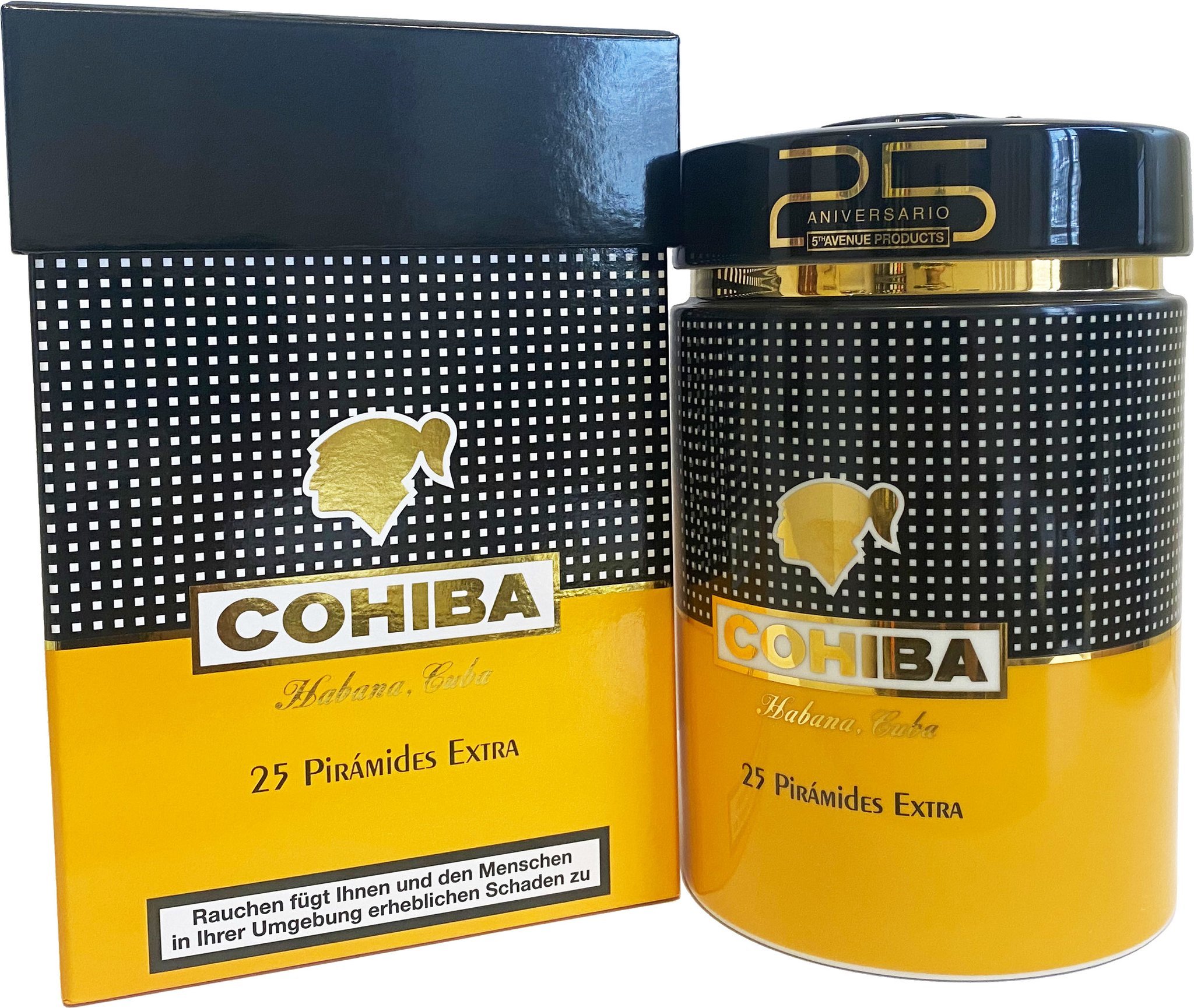 Habanos Jar (Porzellantopf) Cohiba Pirámides Jar