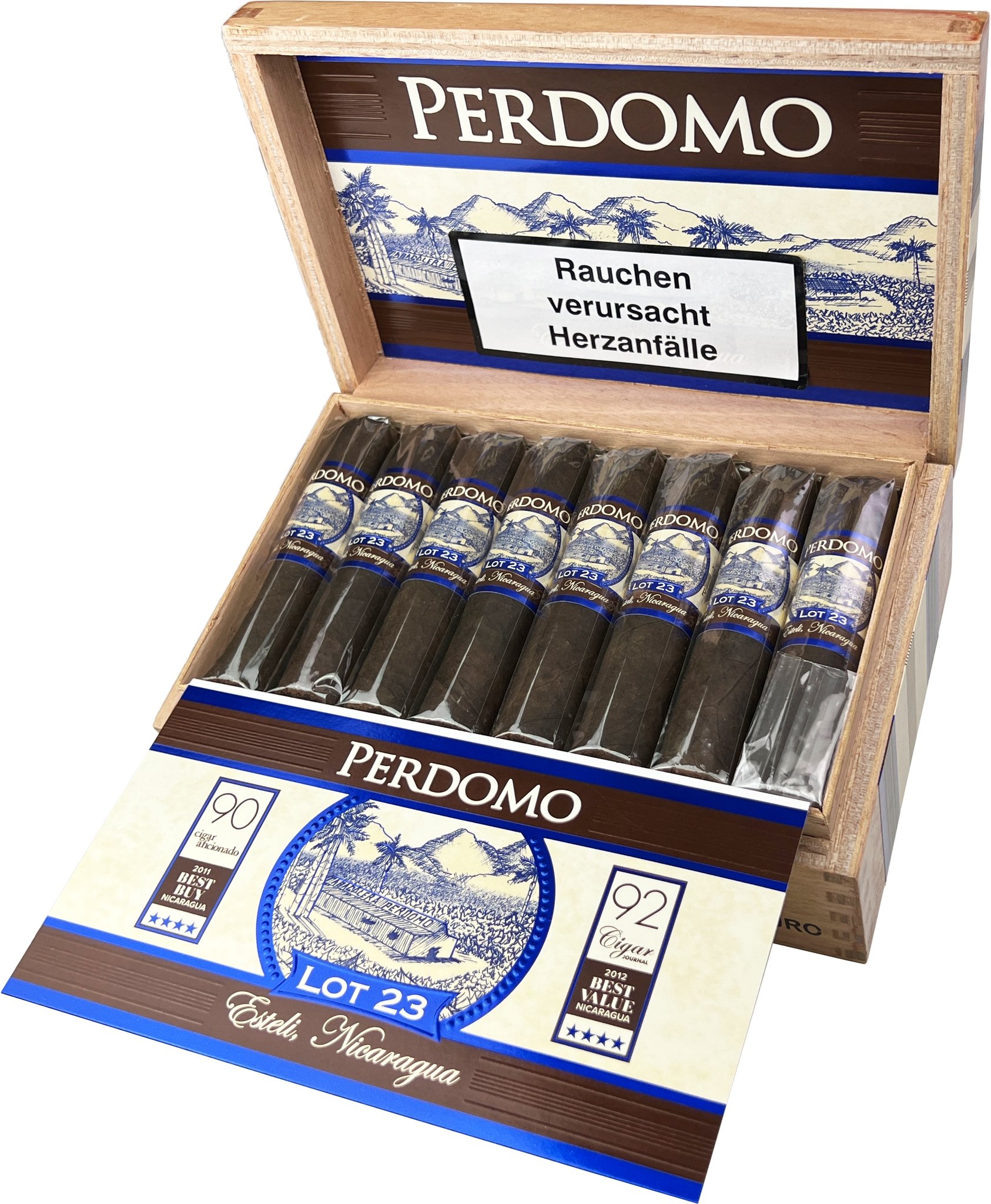 Perdomo Lot 23 Gordito Maduro Kiste offen