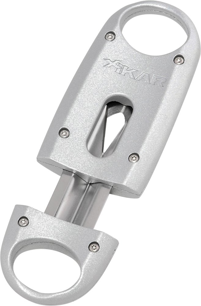 Xikar VX Metall V-Schnittcutter Silver Rückseite