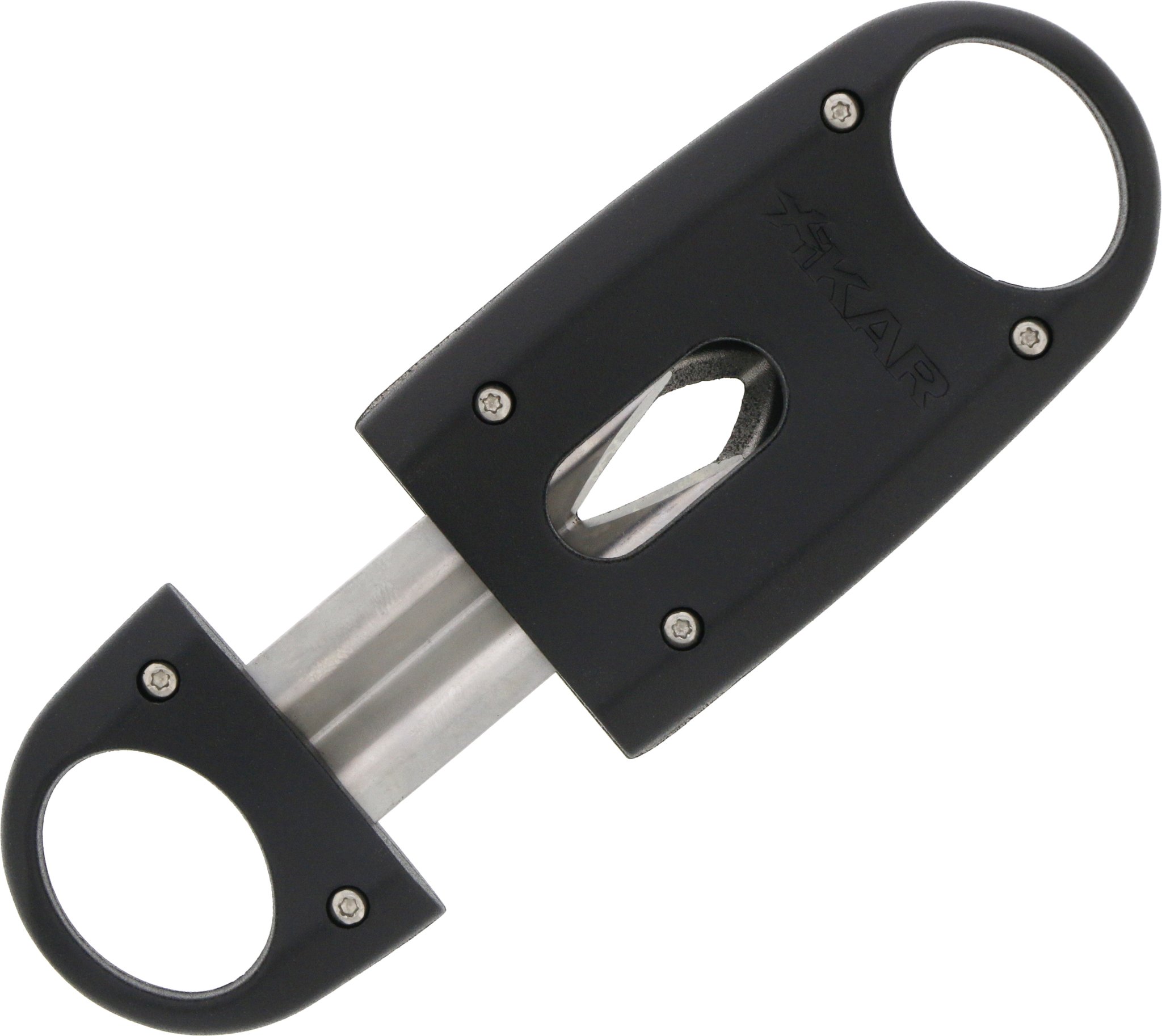 Xikar VX Metall V-Schnittcutter Schwarz (155BK) offen